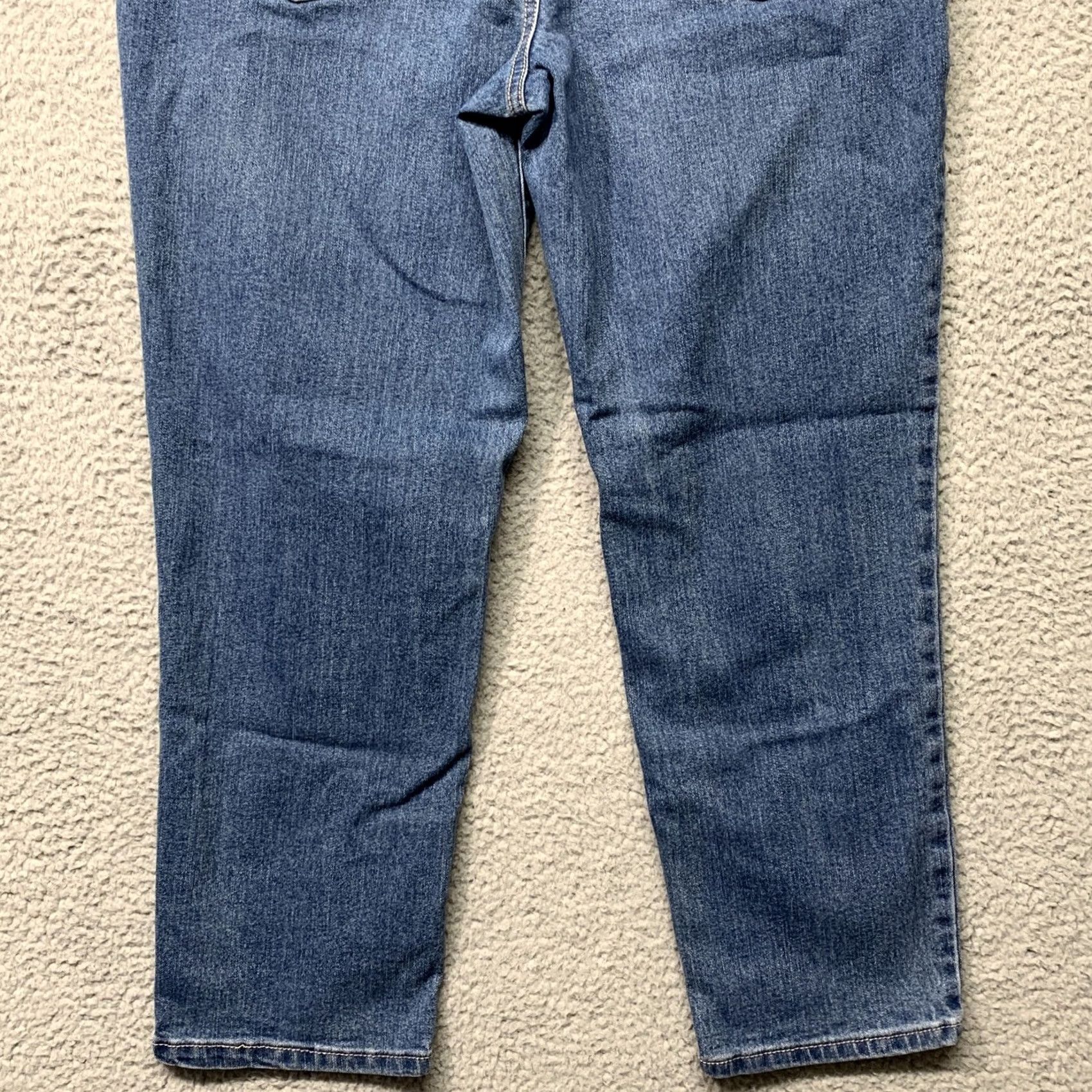 Vintage No Boundaries Ankle Jeans Women’s Size 11 Stretch Denim Straight Blue 5-Pockets Jeans Women Regular Size 11 Blue Stretch Size 32" / US 10 / IT 46 - 6 Thumbnail