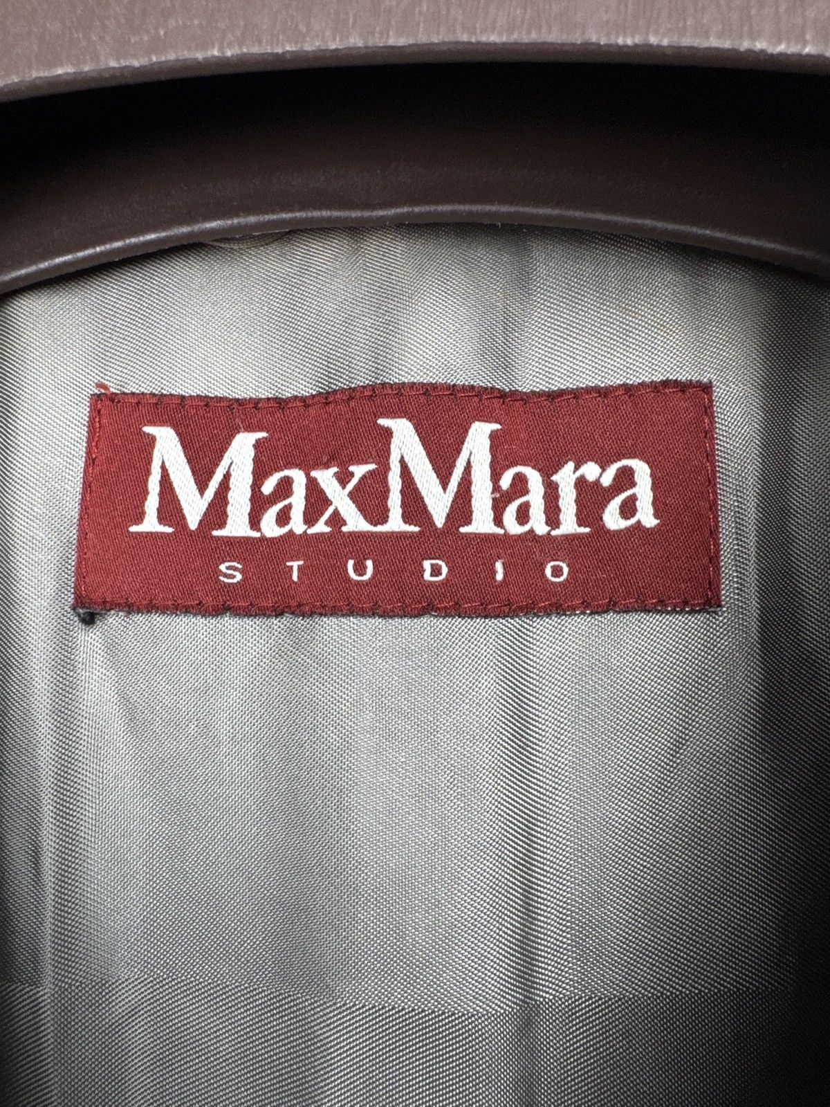 Max Mara Max Mara Studio Women's Wool Gray Coat Size US10 Size L / US 10 / IT 46 - 8 Thumbnail