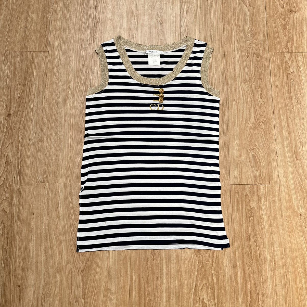 Christian Dior Monsieur × Designer Authentics Vintage Christian Dior Boutique Sleevless Top Size M / US 6-8 / IT 42-44 - 1 Thumbnail