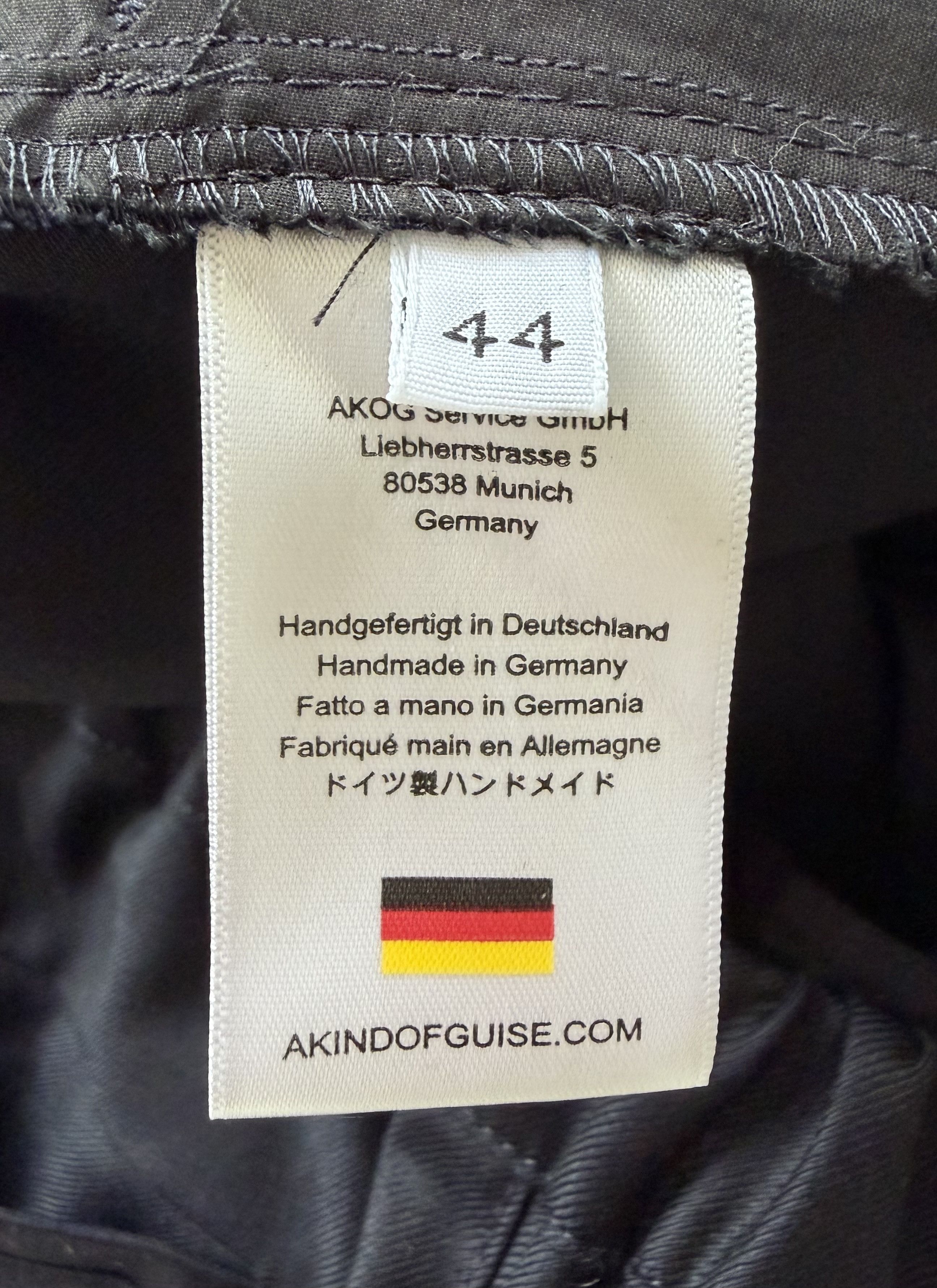 A Kind Of Guise A Kind of Guise Wool Elasticated Wide Trousers Navy Size US 28 / EU 44 - 4 Thumbnail