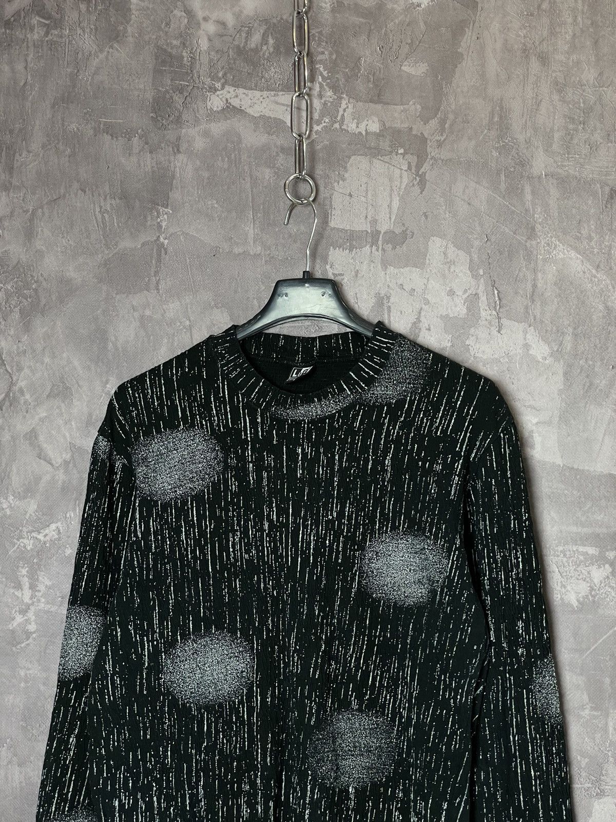 Japanese Brand × Vintage Vintage Y2k AOP Long Sleve Avant Garde Size M / US 6-8 / IT 42-44 - 2 Thumbnail