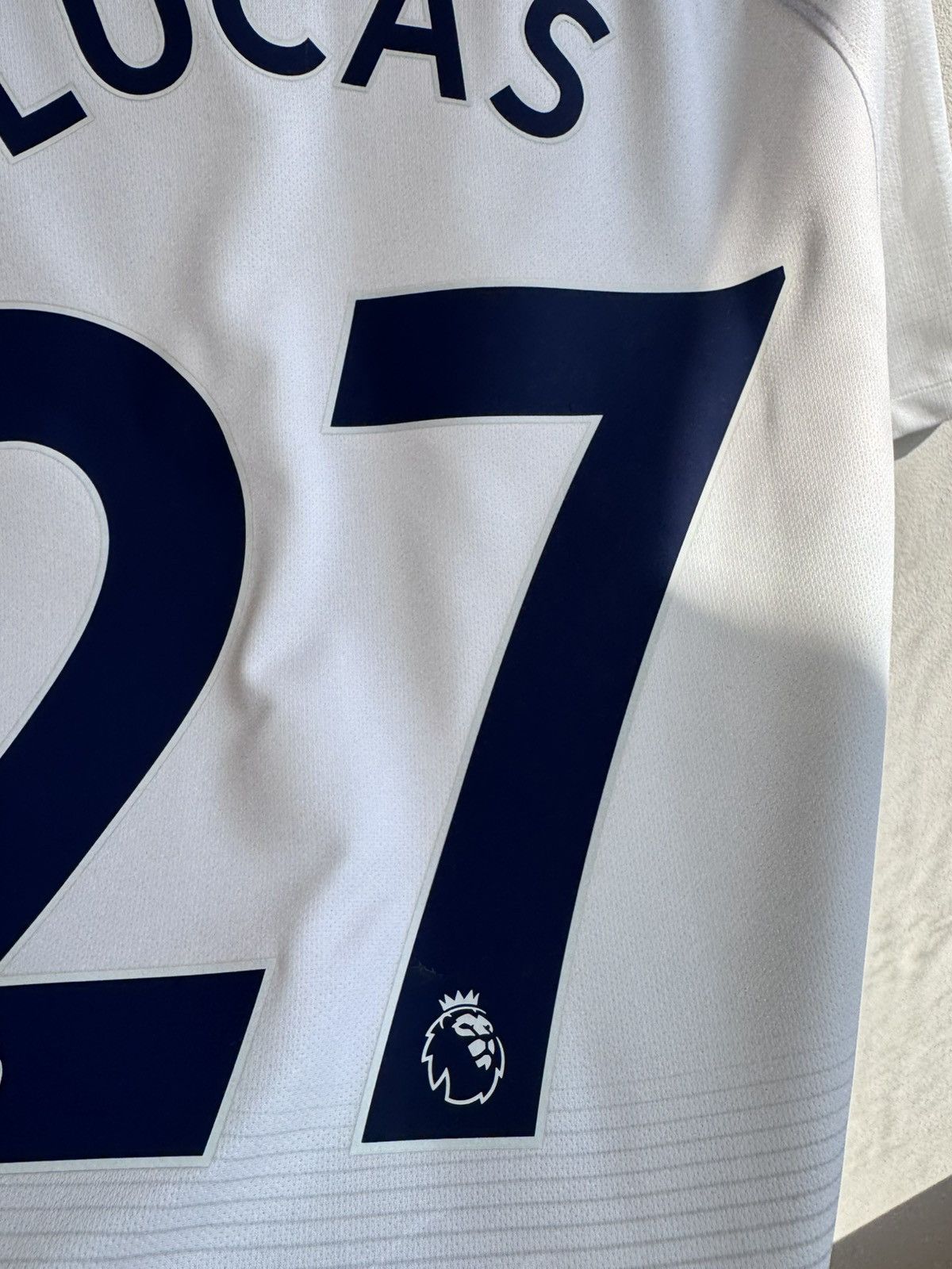 Nike TOTTENHAM 2018 2019 LUCAS #27 SOCCER JERSEY FOOTBALL SHIRT Size US L / EU 52-54 / 3 - 18 Thumbnail