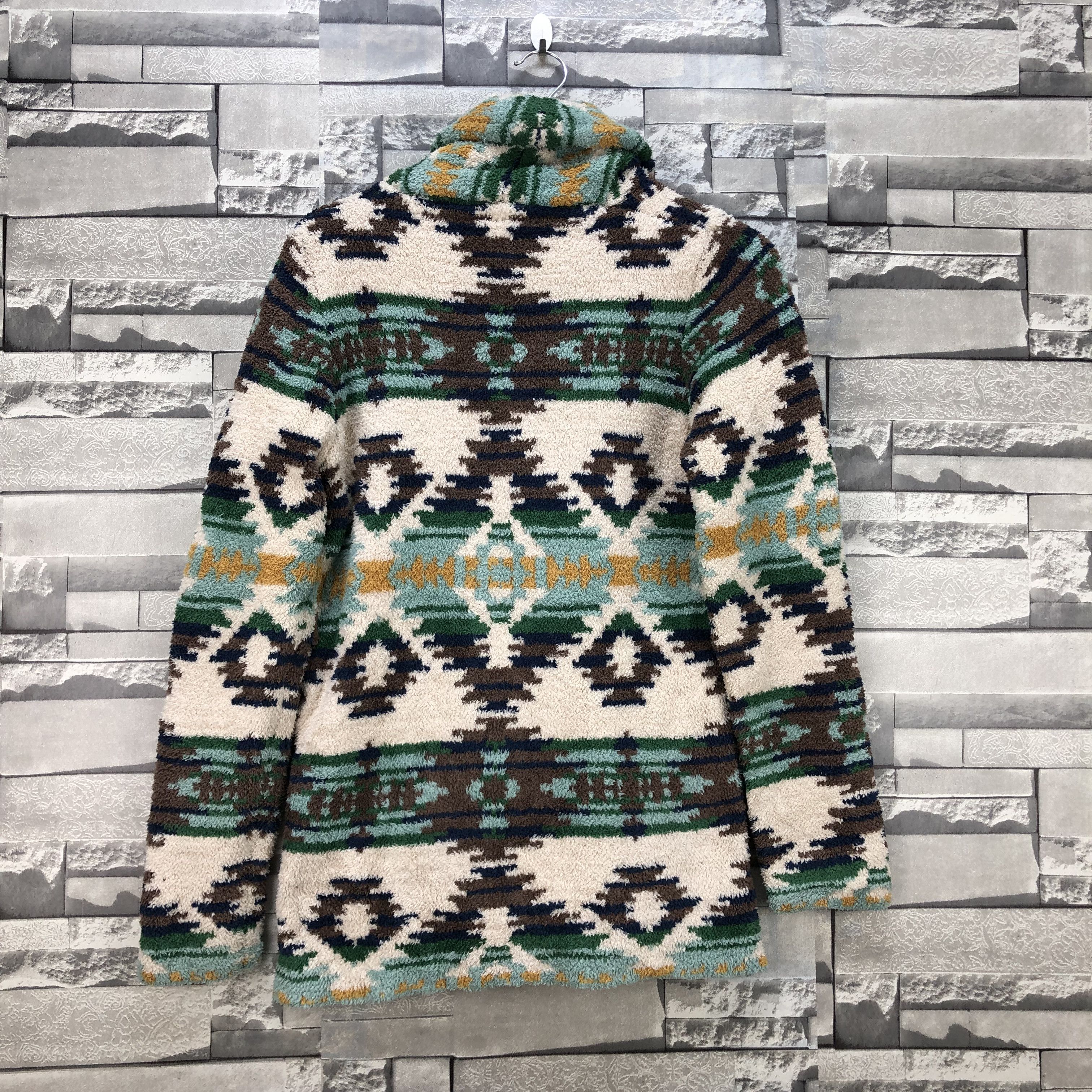 Aztech Mountain × Japanese Brand Vintage Japanese Brand Arh Fleece Navajo Style Size S / US 4 / IT 40 - 3 Thumbnail