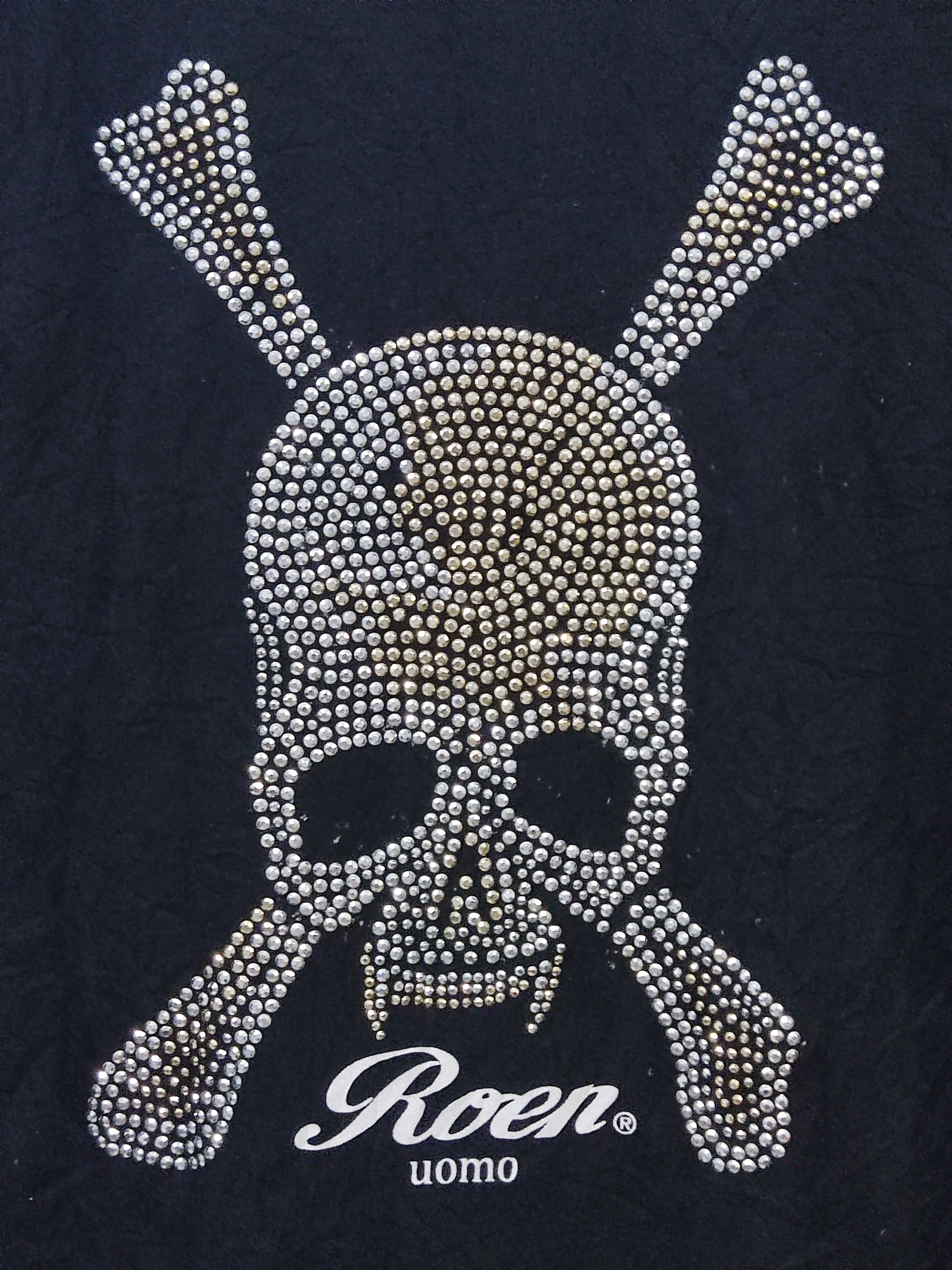 Japanese Brand Roen Uomo Skeleton Glitter Women Long sleeve T shirt Size XL / US 12-14 / IT 48-50 - 3 Thumbnail