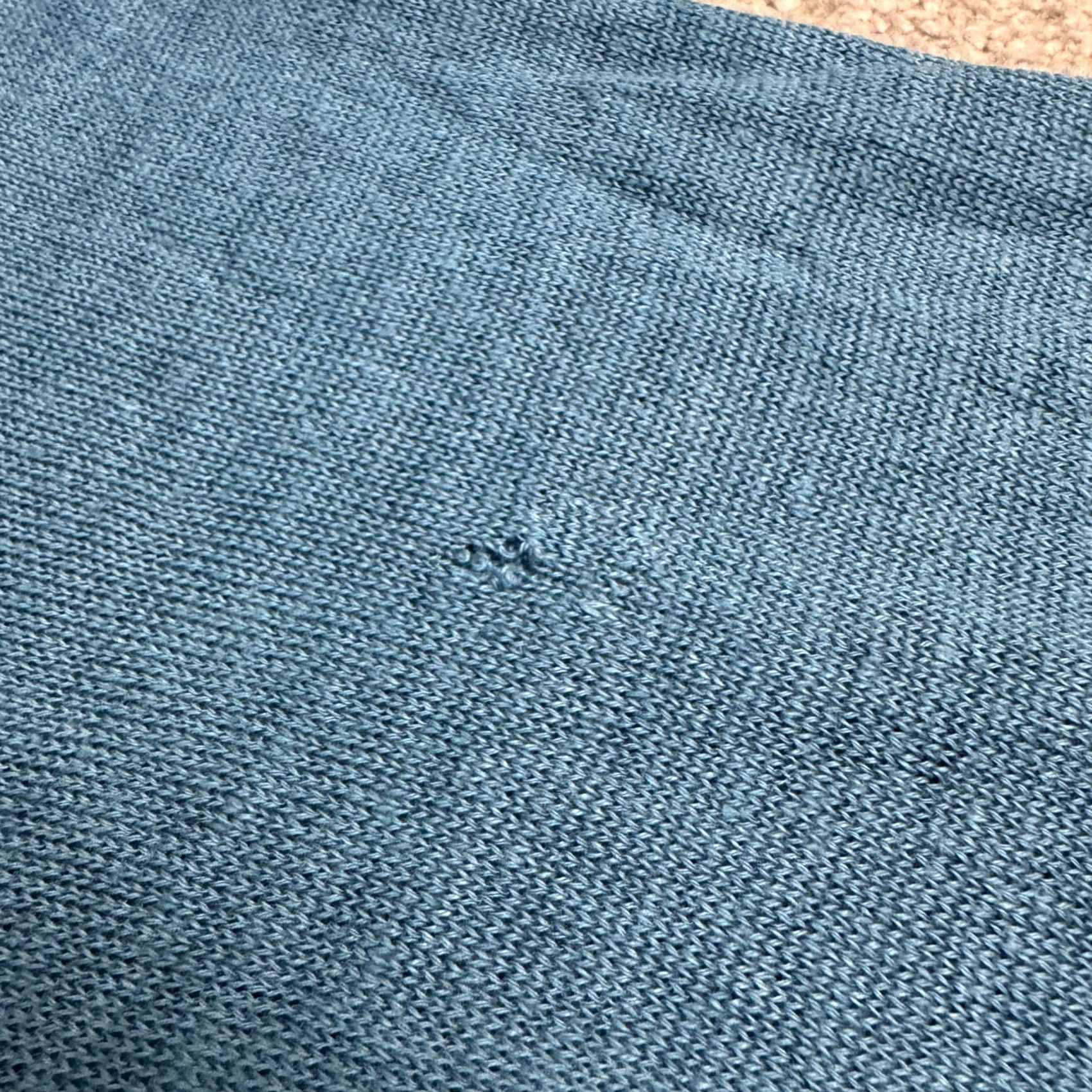Armani Exchange VINTAGE Armani Exchange Crew Neck Pullover Sweater Mens M Linen Knit Blue 90s Classic Preppy Logo Size US M / EU 48-50 / 2 - 6 Thumbnail