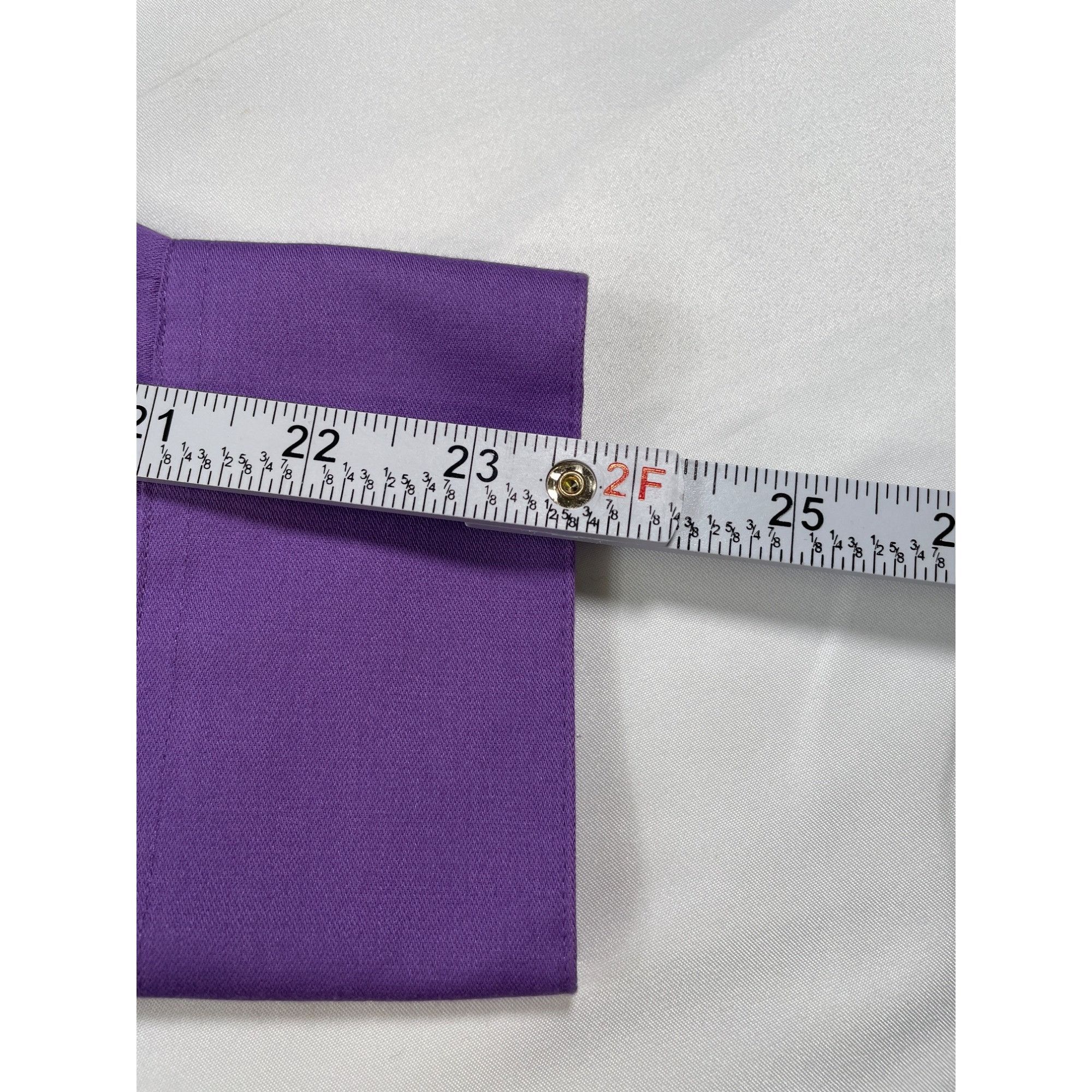 Van Heusen Van Heusen SKU 7587 Mens Purple Long Sleeve Button Down Shir Size US XL / EU 56 / 4 - 8 Thumbnail