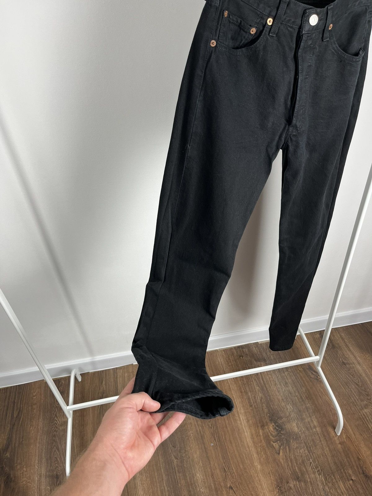 Levi's × Vintage Vintage 90's Levis 501 Classic Black Jeans Pants 29@x34 Size US 29 - 8 Thumbnail