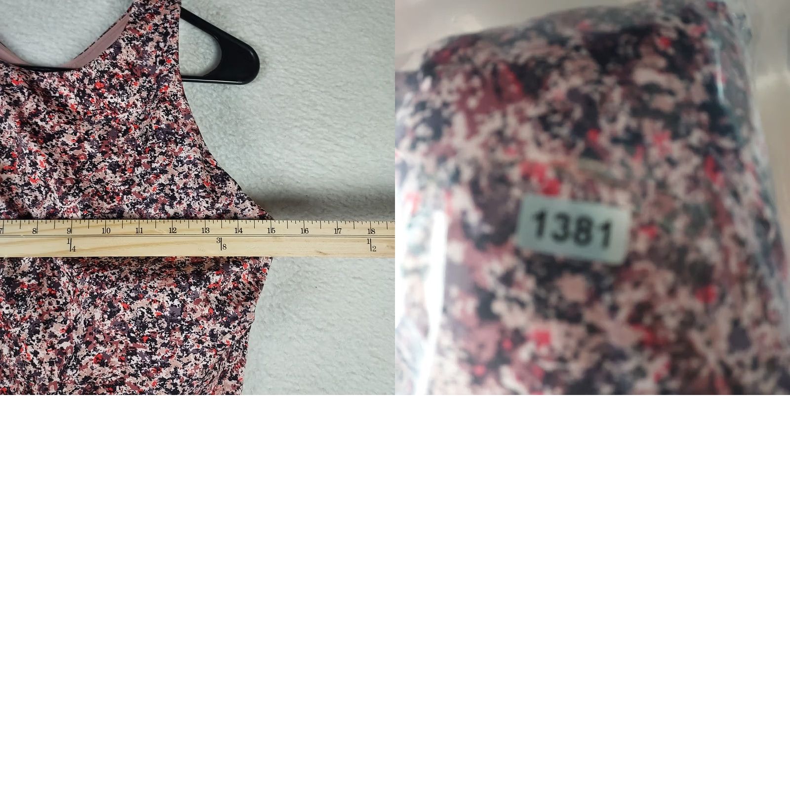 Athleta Athleta Conscious Crop Printed Sports Bra Top Multicolor Women’s Size L DDD Cup Wireless Full Coverage Yoga Shirt Womens Size L / US 10 / IT 46 - 8 Thumbnail