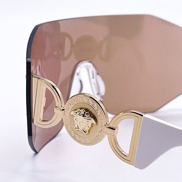 NEW VE2258 1002/7J UNISEX VERSACE SHIELD SUNGLASSES MOD 2258 display picture 1