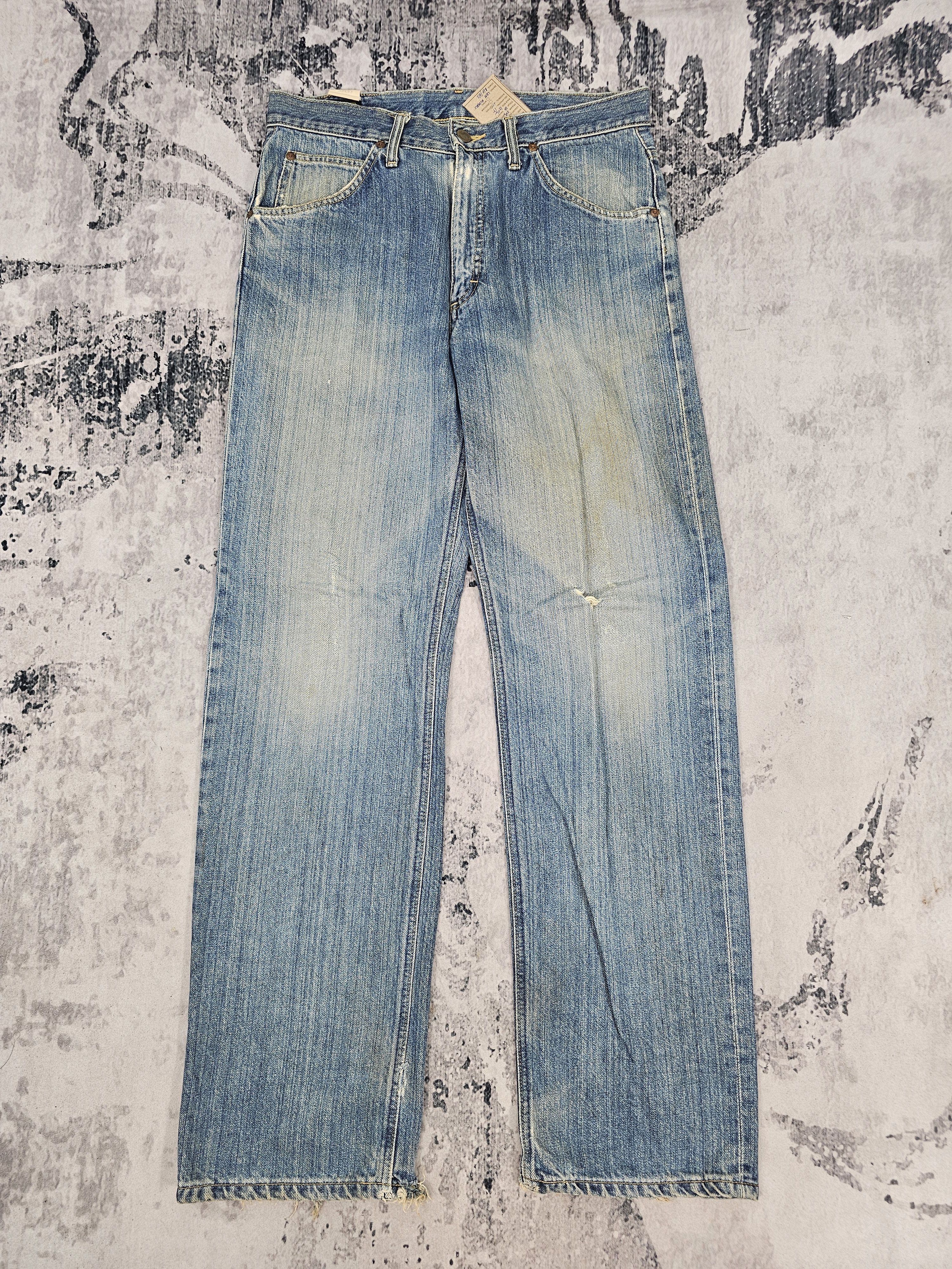 Lee Vintage LEE RIDERS Ripped Workwear Jeans JB0244 Size 33x32.5 Size US 33 - 1 Thumbnail