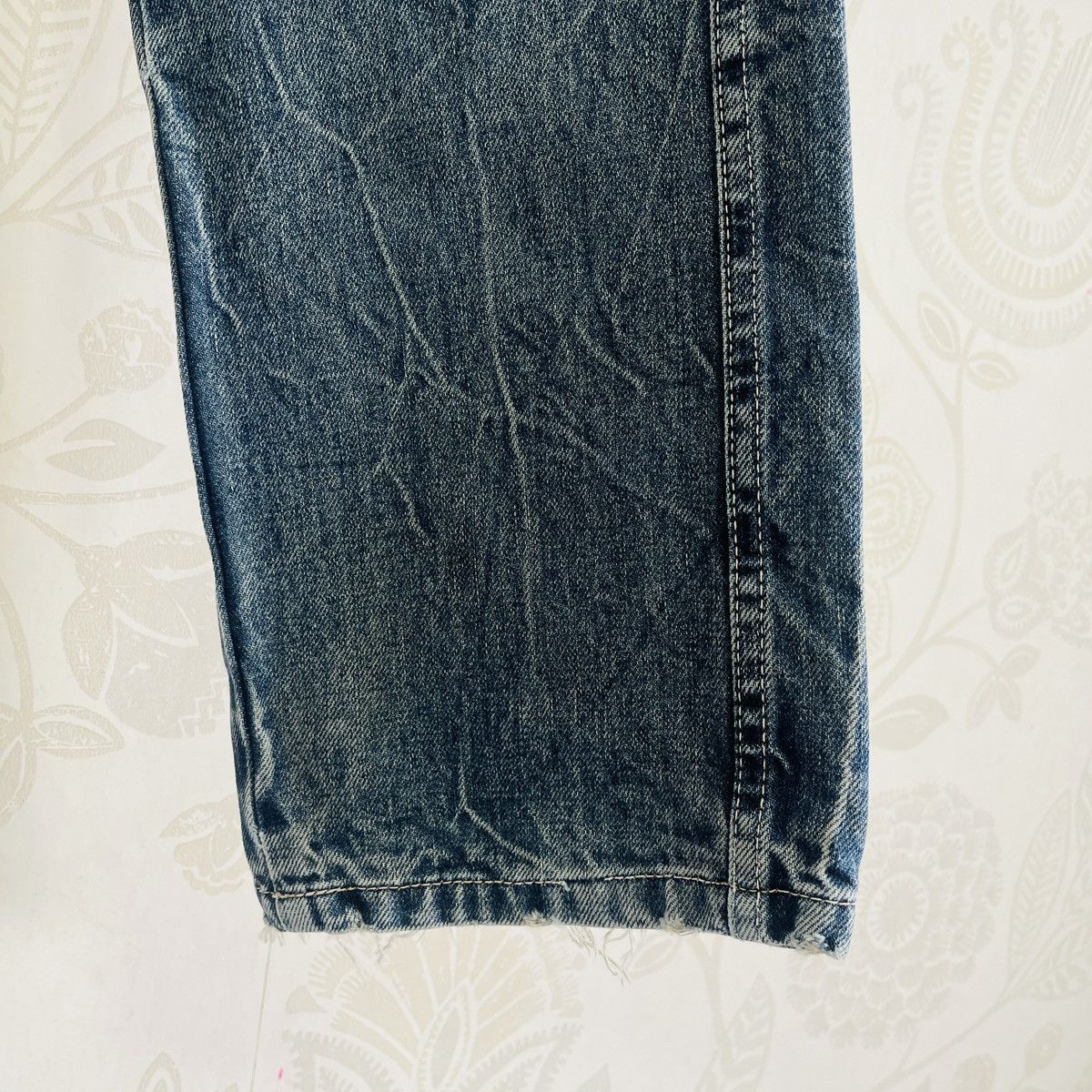Le Grande Bleu (L.G.B.) × Vintage Vintage BLUE Grande Faded Acid Wash Denim Jeans Size US 29 - 11 Thumbnail
