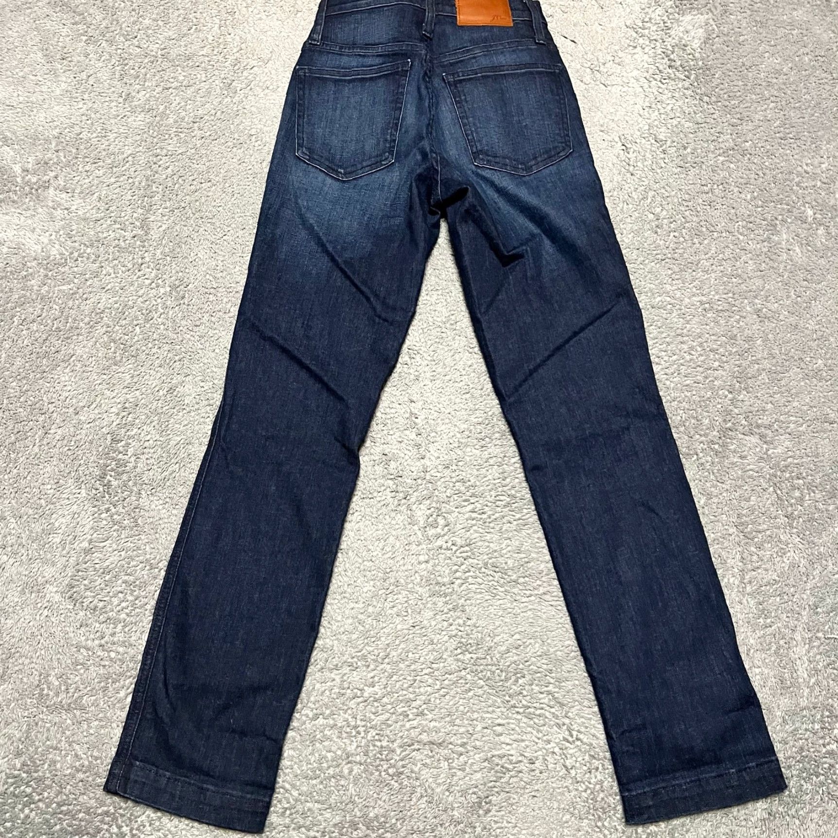 J.Crew VINTAGE J.Crew Straight Jeans Womens 24 Dark High Rise 25x28.5 Blue Trousers Regular Women Size 42" / US 20 - 3 Thumbnail