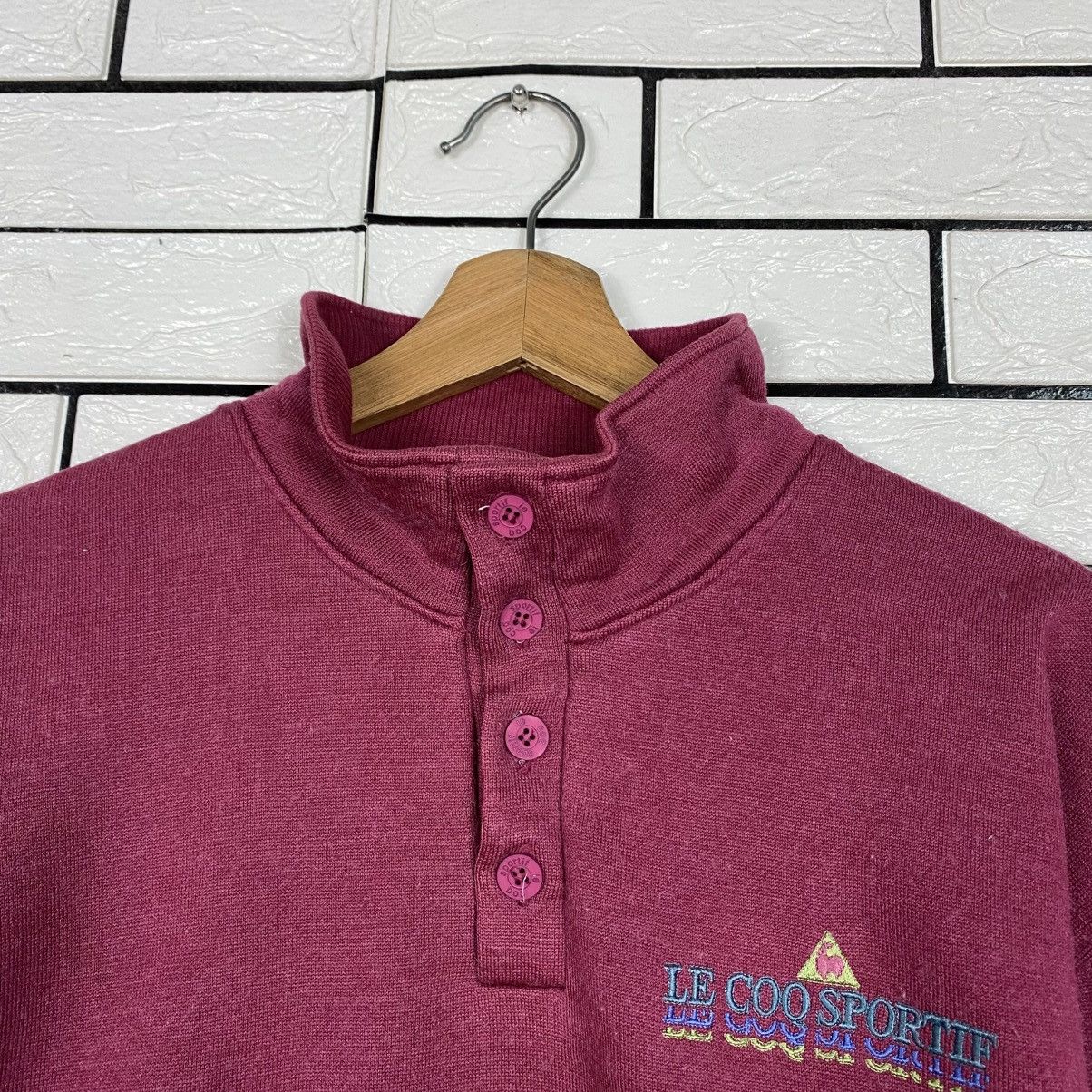 Japanese Brand Vintage Sweatshirt Le Coq Sportif Size US L / EU 52-54 / 3 - 9 Thumbnail