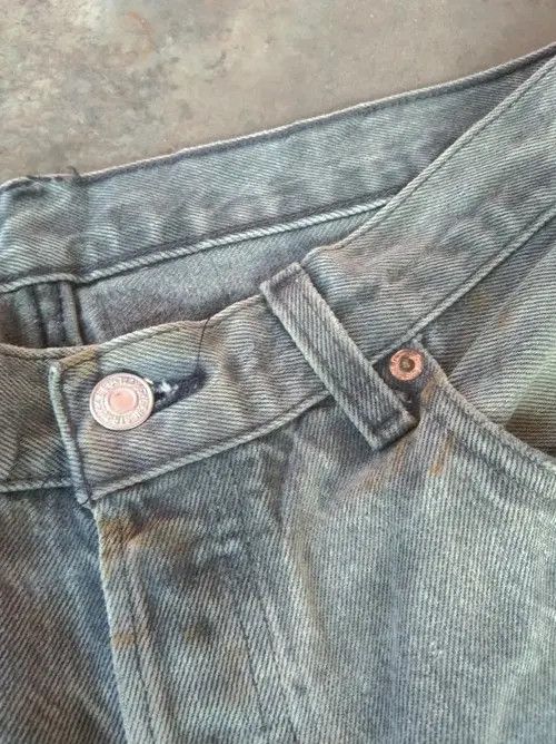 Levi's 90s Vintage Levi's 501 Made In USA Distressed Jeans 34x27 Size US 34 / EU 50 - 8 Thumbnail