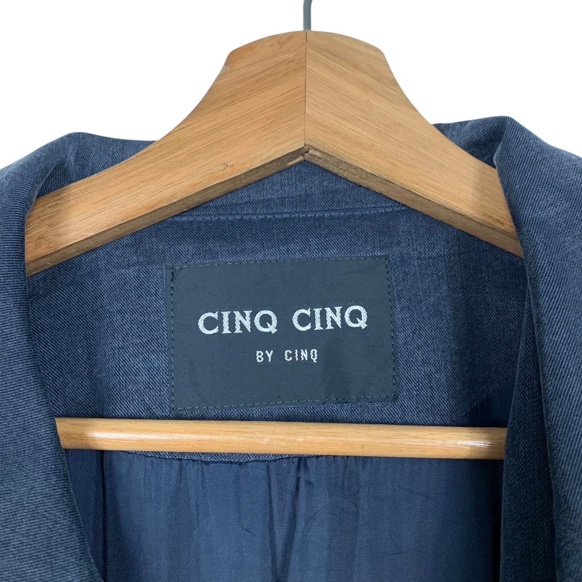 Japanese Brand CINQ CINQ By CINQ Tencel Overcoat Long Coat Jacket #2171-C96 Size M / US 6-8 / IT 42-44 - 16 Thumbnail