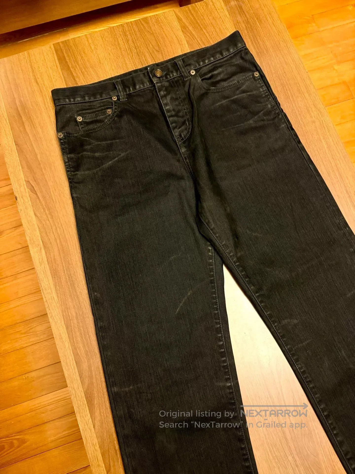Saint Laurent Paris saint laurent black straight. Size US 29 - 2 Thumbnail