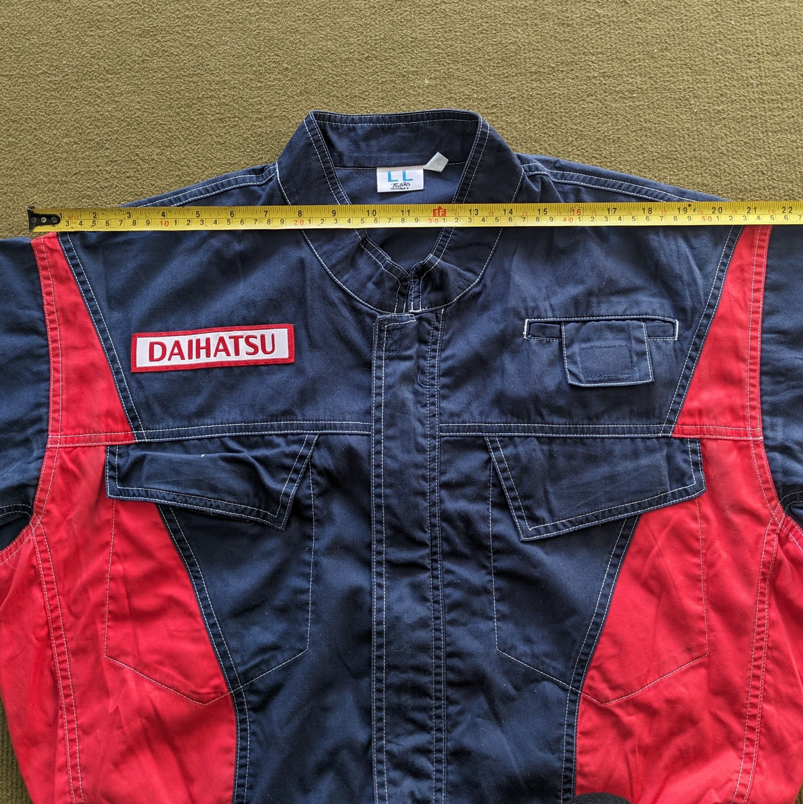 Japanese Brand Vintage DAIHATSU Racing Coverall Workwear Jacket Size US L / EU 52-54 / 3 - 6 Thumbnail