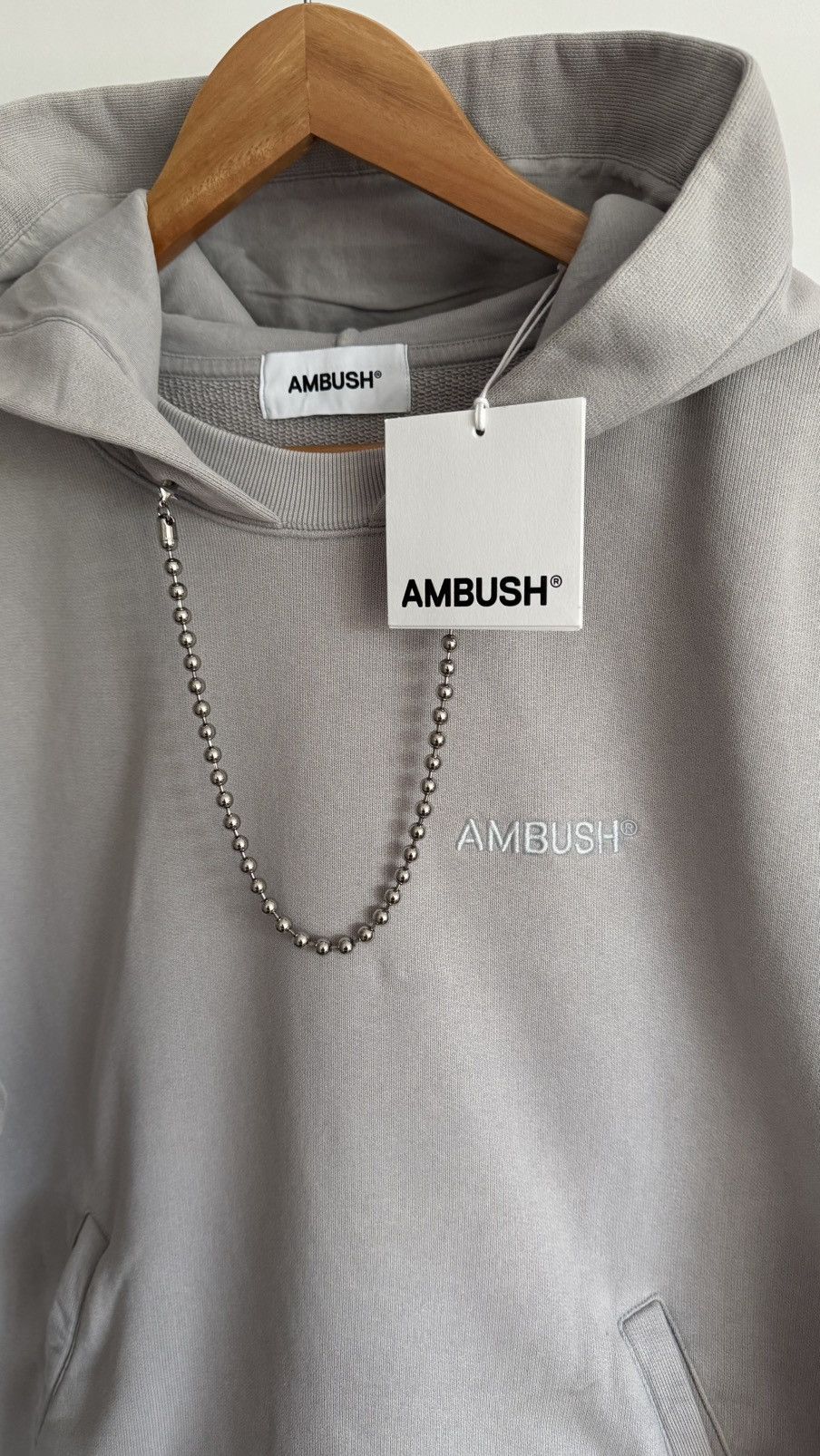 Ambush Design Ambush hoodie L grey new with tags Size US L / EU 52-54 / 3 - 4 Thumbnail