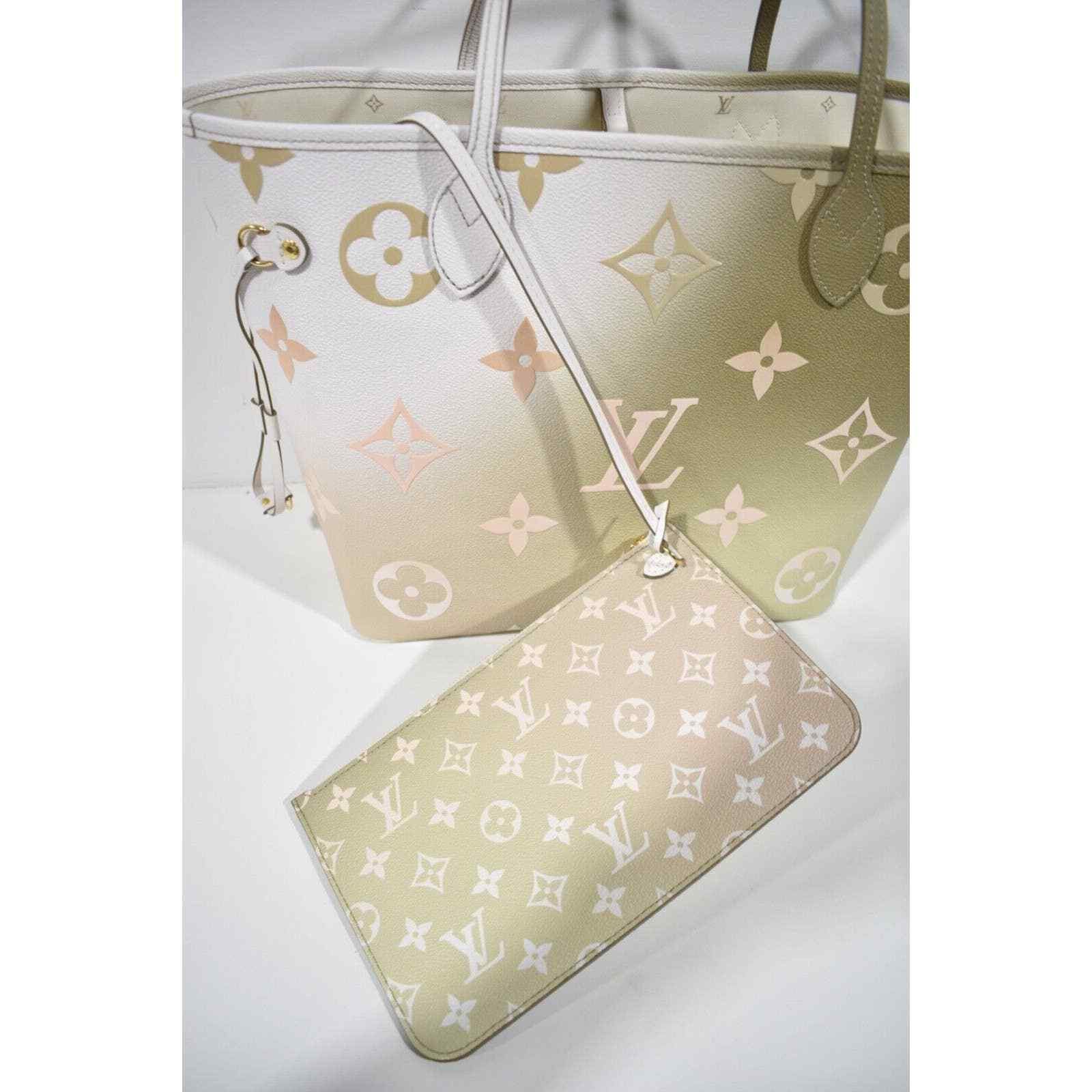 Louis Vuitton Louis Vuitton Neverfull Beige Tote Top Handle Shoulder Bag Size ONE SIZE - 11 Thumbnail