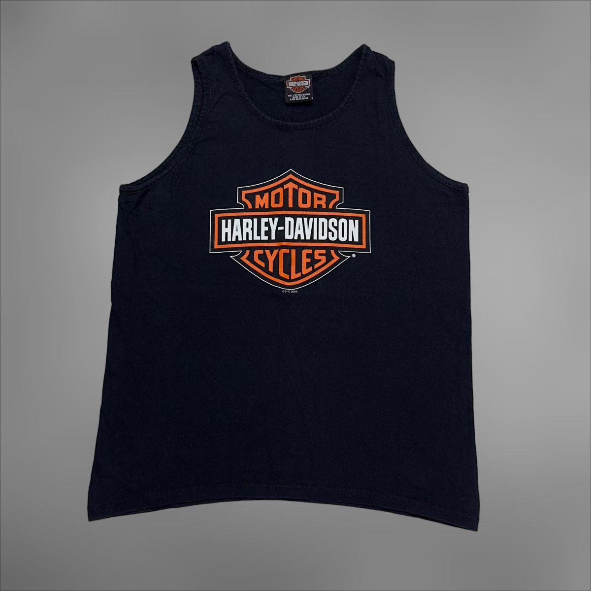 Harley Davidson Vintage 2003 Harley Davidson Tank Top classic logo Size US L / EU 52-54 / 3 - 1 Thumbnail