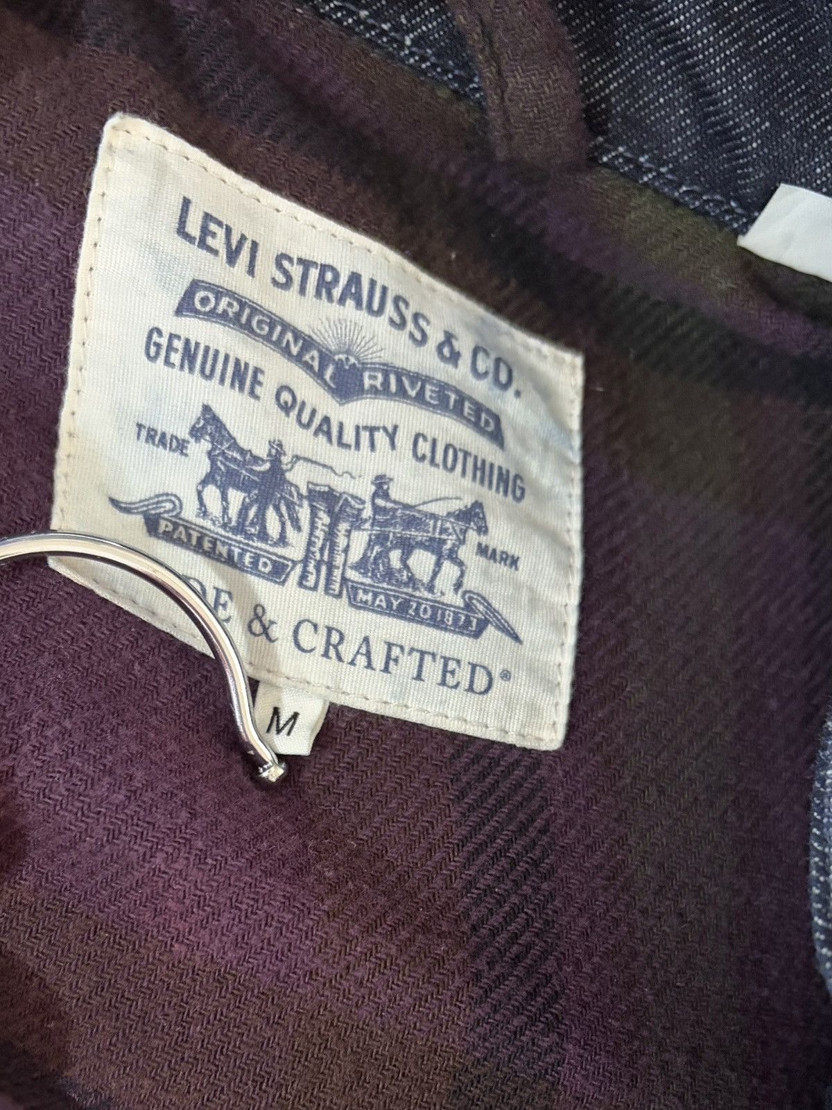 Levi's Made & Crafted *RARE* Levi’s Made & Crafted Denim Bomber Jacket Size US M / EU 48-50 / 2 - 2 Thumbnail