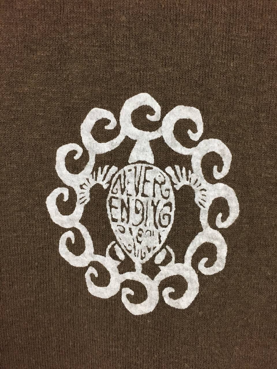 Vintage Vtg Never Ending Circle Hemp Cotton Long Sleeve Tee Size US M / EU 48-50 / 2 - 4 Thumbnail