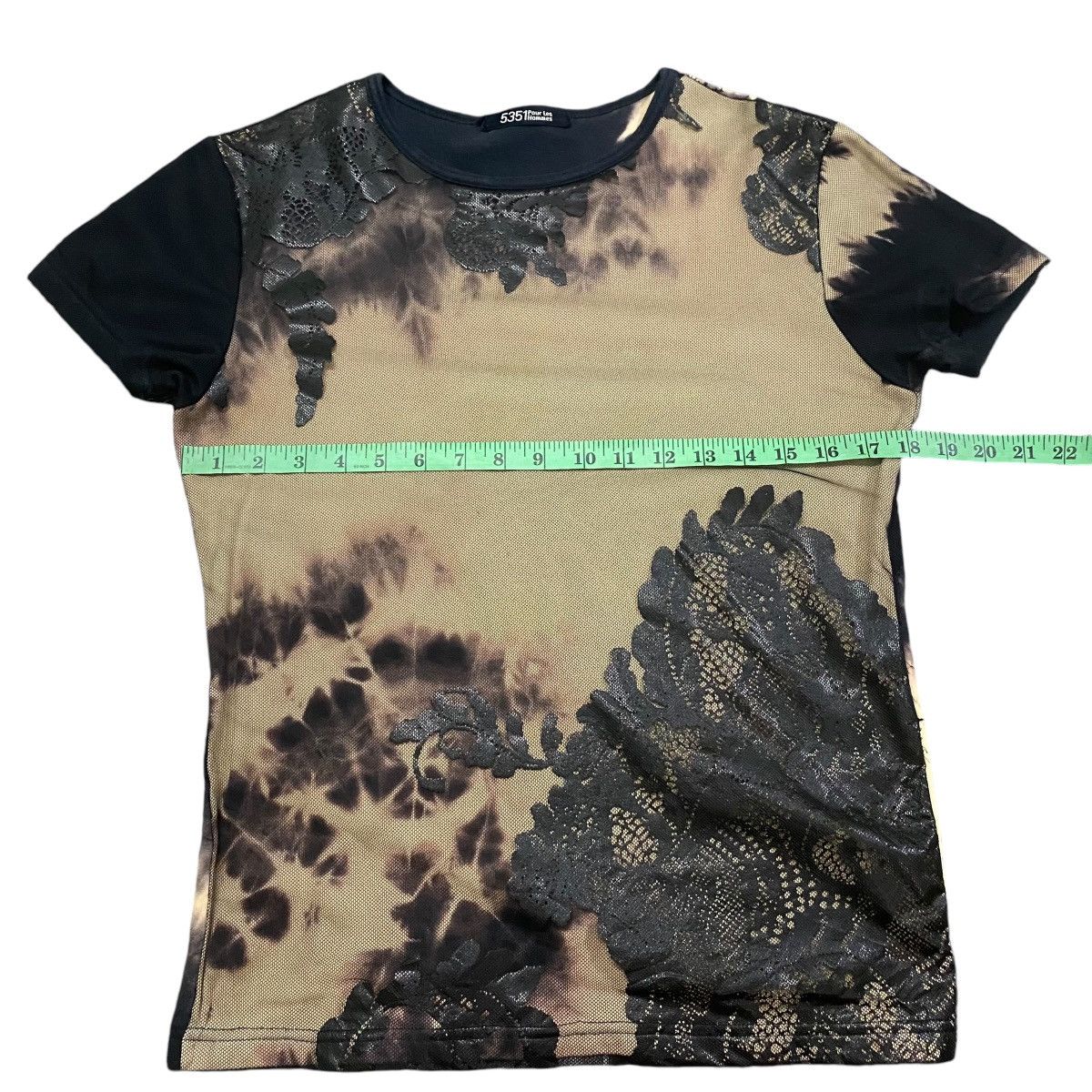 5351 POUR LES HOMMES × Vintage Vintage 5351 Pour Les Homme Mesh Tshirt Tie Dye S Size Size S / US 4 / IT 40 - 15 Thumbnail