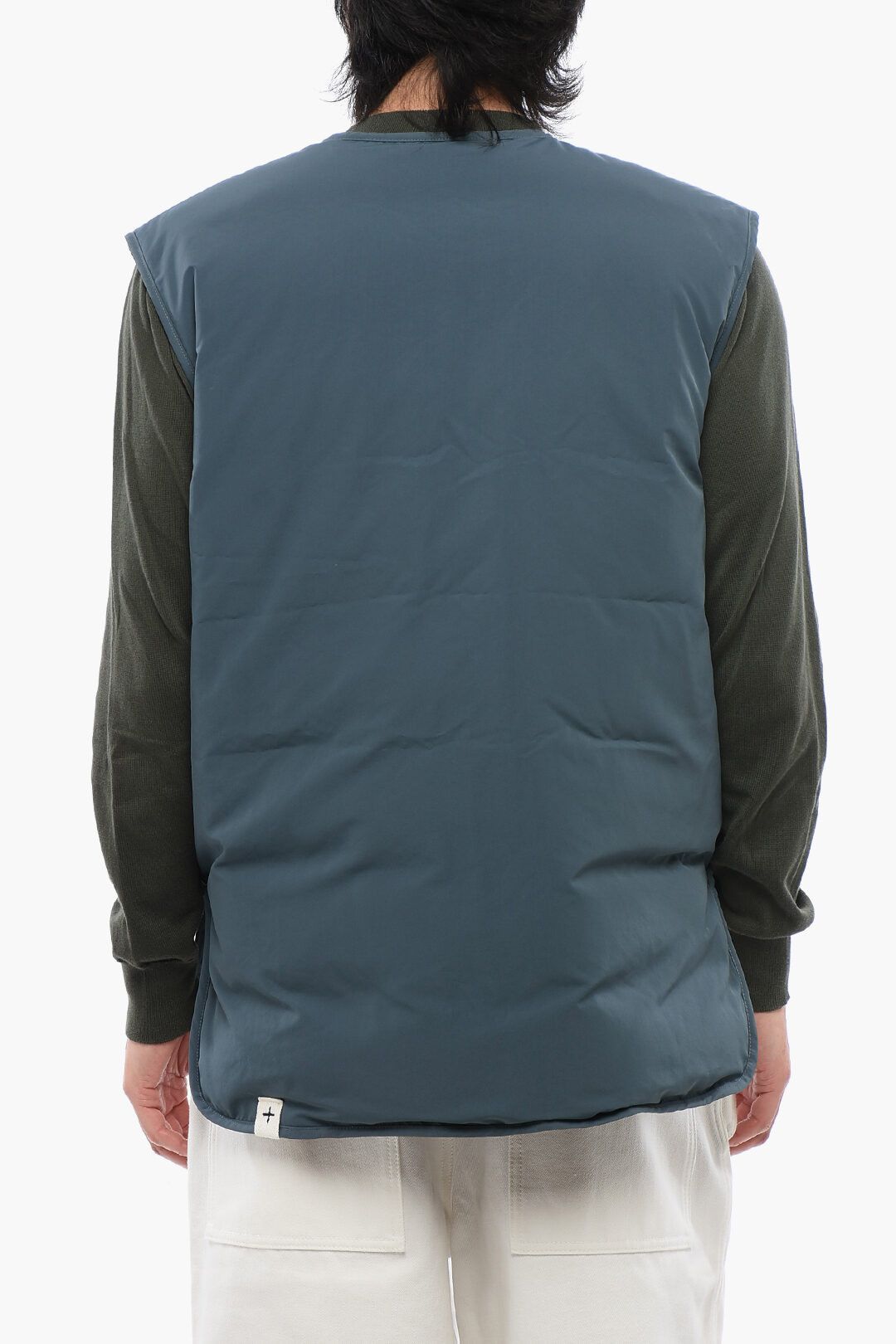 Jil Sander og1mm0625 Waterproof Sleeveless Down Jacket in Blue Size US M / EU 48-50 / 2 - 2 Thumbnail
