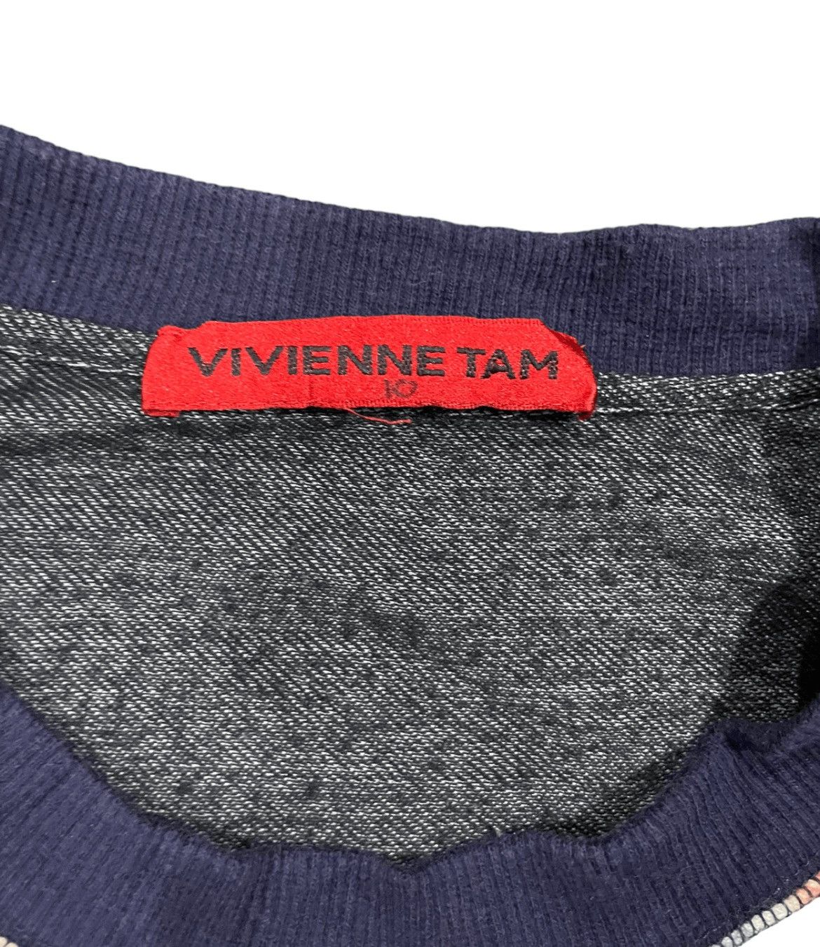 Designer Vintage 90s Vivienne Tam Designer Unisex Sweatshirt Size US M / EU 48-50 / 2 - 10 Thumbnail