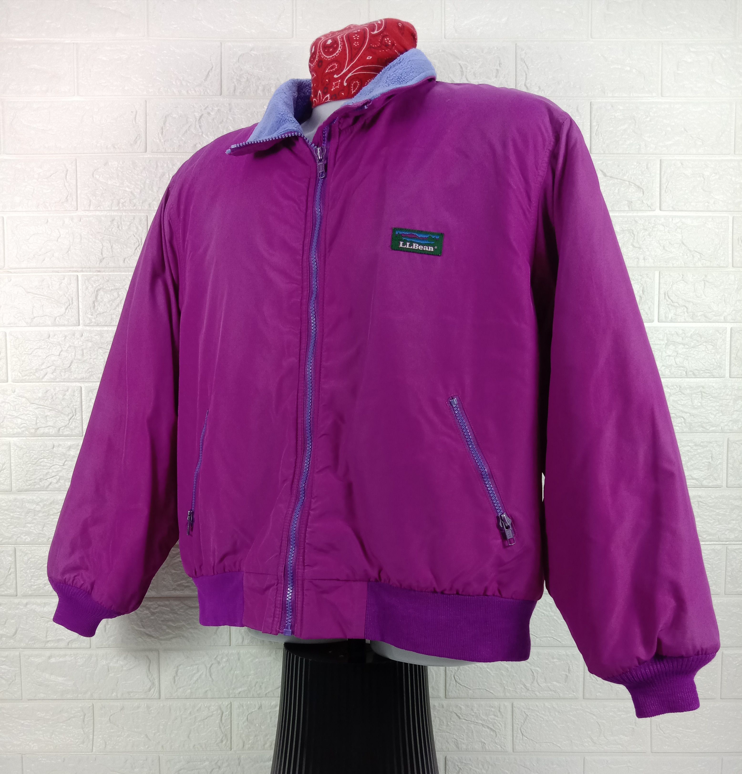 L.L. Bean Vintage L.L. Bean Warm Up Jacket Size US L / EU 52-54 / 3 - 3 Thumbnail