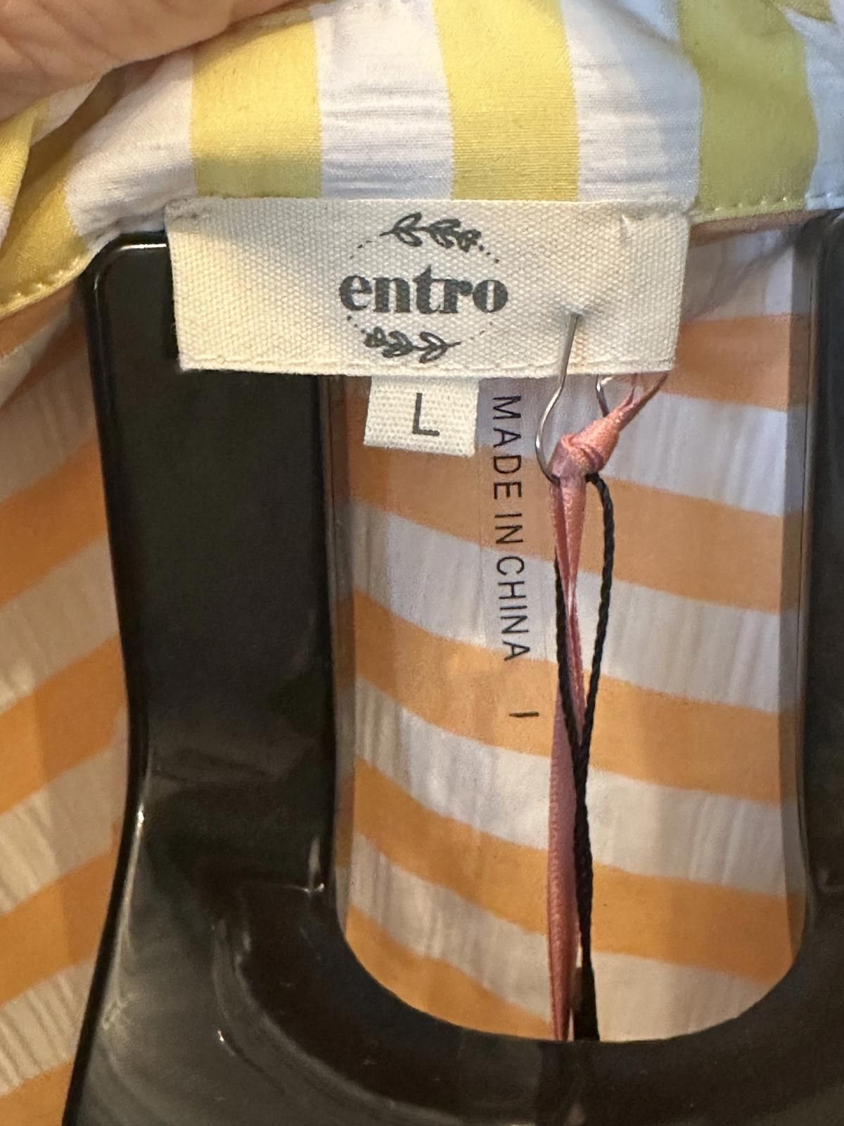 Etro Entro Color Pop Striped Blouse Size Large NWT Size L / US 10 / IT 46 - 2 Thumbnail