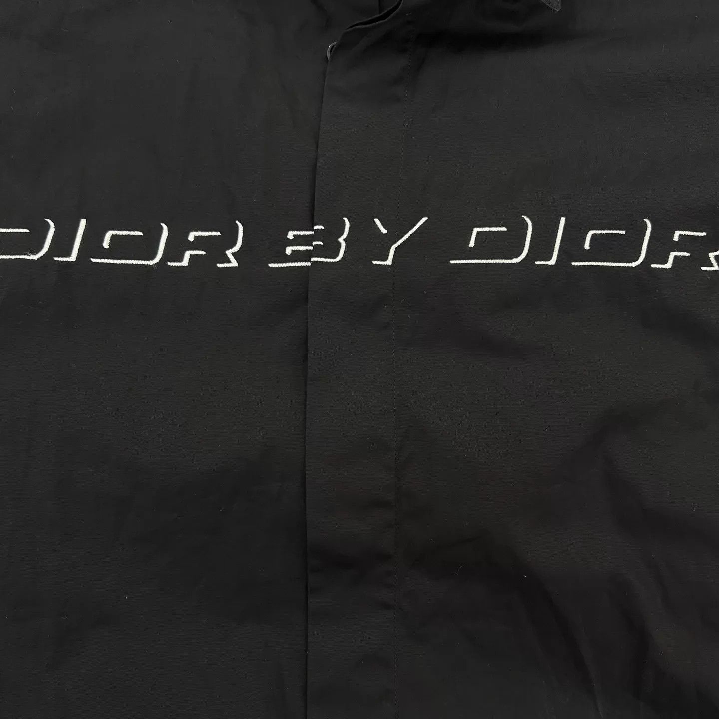 Dior DIOR Men Black Logo Embro Pointed Collar LS Shirt Size US S / EU 44-46 / 1 - 6 Thumbnail