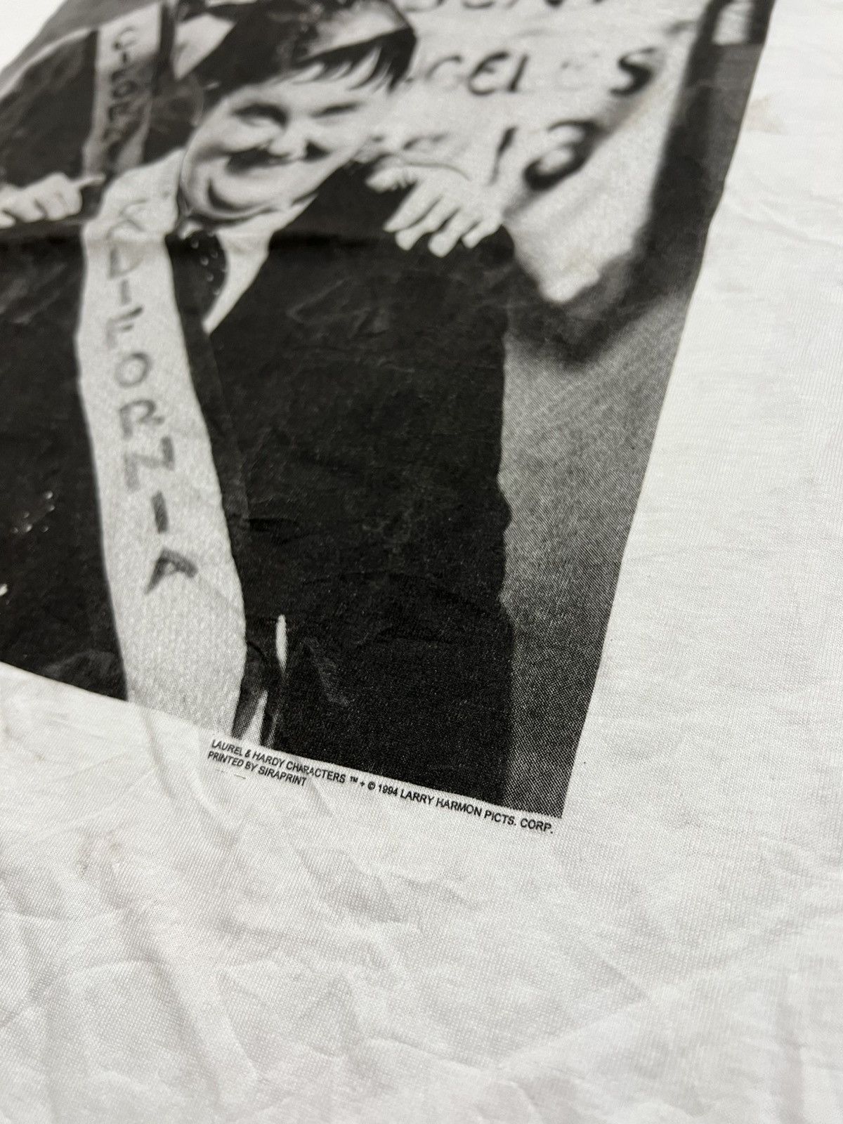 Vintage Vintage legendary comedy duo Laurel & Hardy Tee Size US XL / EU 56 / 4 - 3 Thumbnail