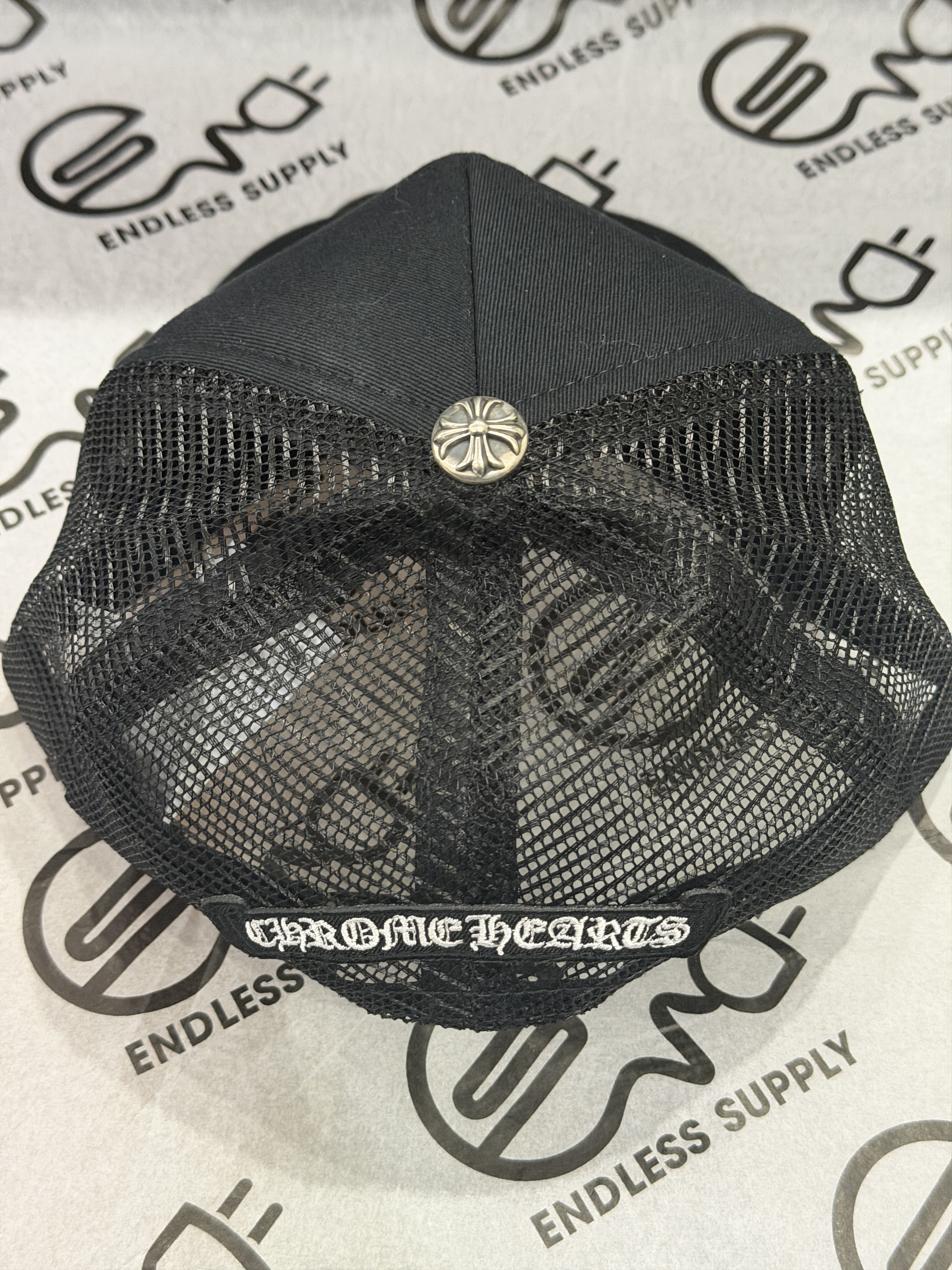 Chrome Hearts Chrome Hearts Leather Cemetery Cross Patch Hat Black/Camo Size ONE SIZE - 2 Thumbnail