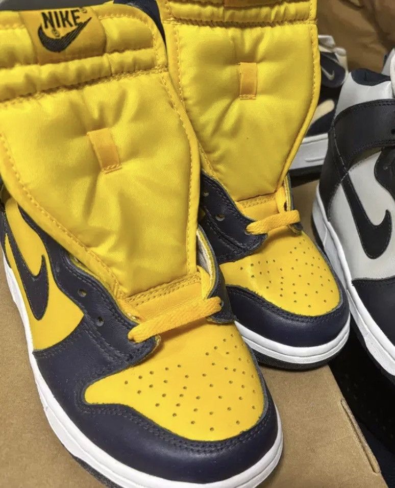 Nike Nike Dunk High LE 1999 Michigan W/ OG Box Size US 8 / EU 41 - 1 Thumbnail