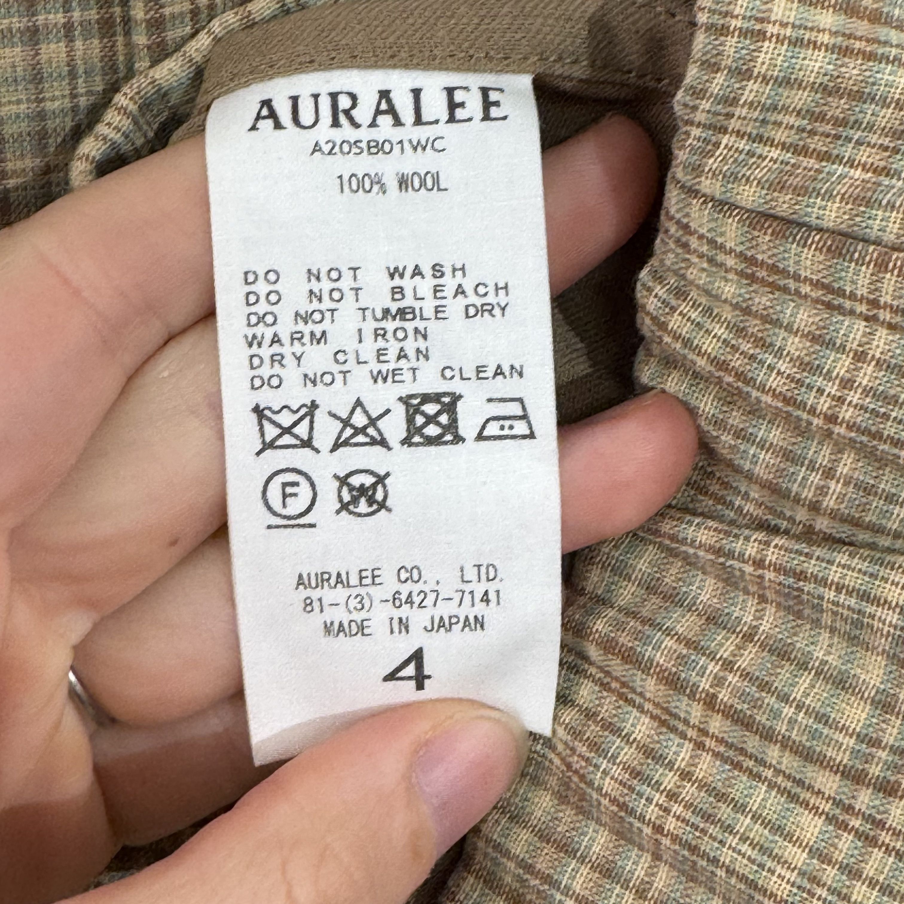 Auralee Auralee Hard Twist Wool Check Blouson Size US L / EU 52-54 / 3 - 14 Thumbnail