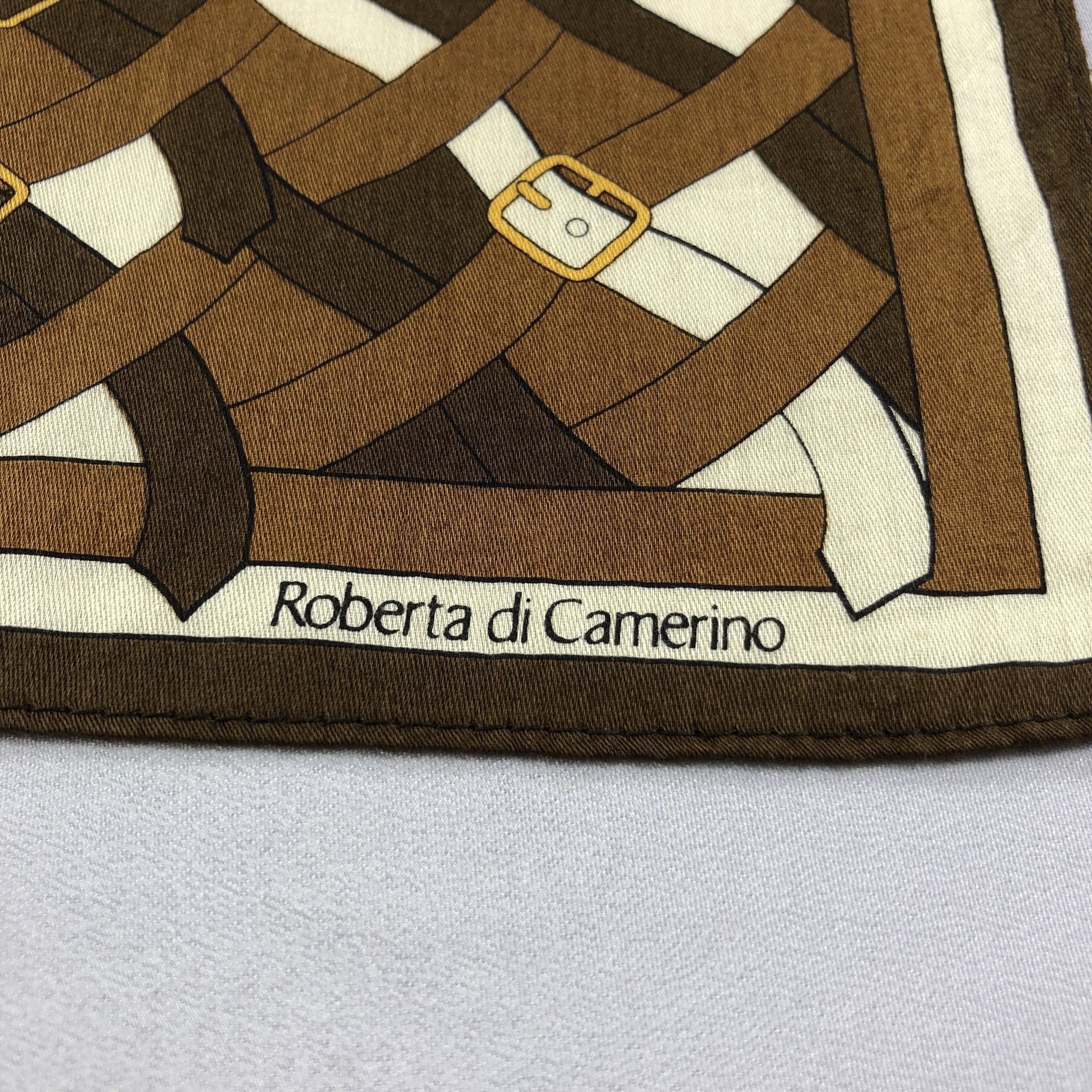 Roberta di Camerino Roberta Di Camerino Handkerchief Neckerchief Bandana H1714 Size ONE SIZE - 4 Thumbnail