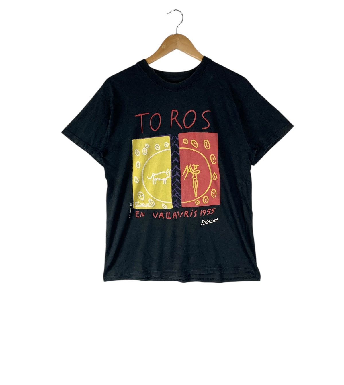 Art Comes First Vintage Toros Y Toreros Art By Picasso Bullfighting T-Shirt Size US M / EU 48-50 / 2 - 1 Thumbnail