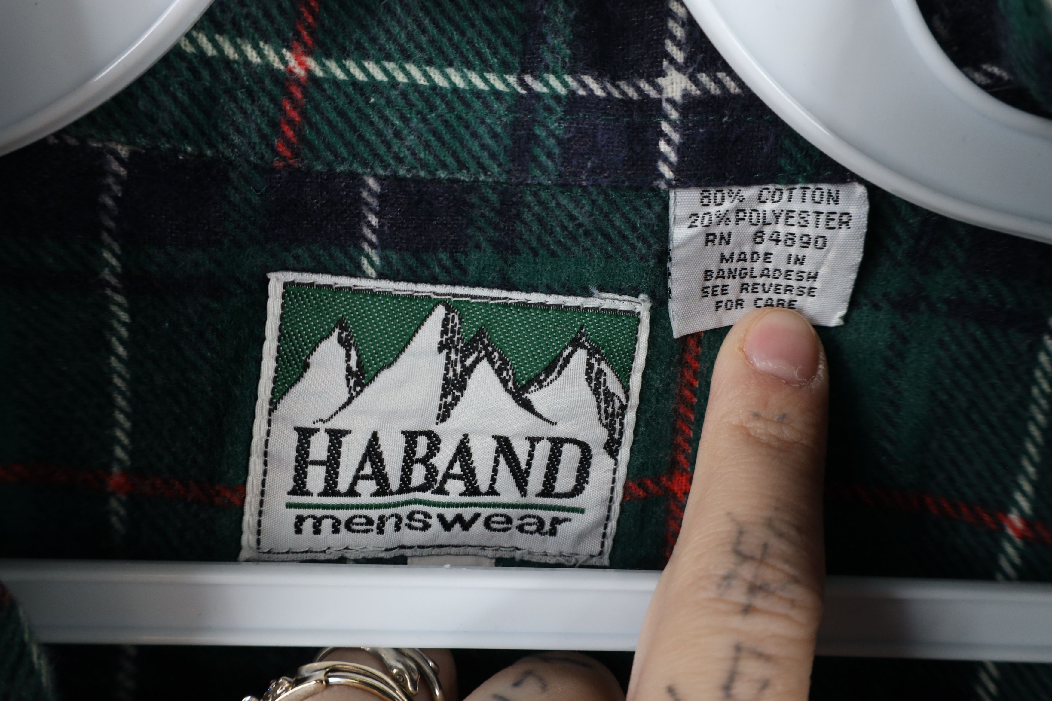Vintage Vintage 90s Streetwear Collared Flannel Button Shirt Plaid Size US XXL / EU 58 / 5 - 8 Thumbnail
