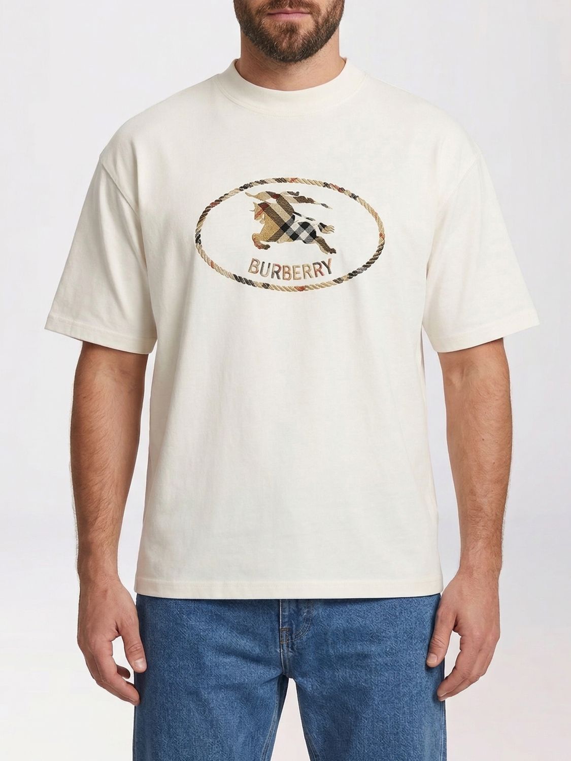 Burberry Burberry T-Shirt Men White Size US S / EU 44-46 / 1 - 1 Thumbnail