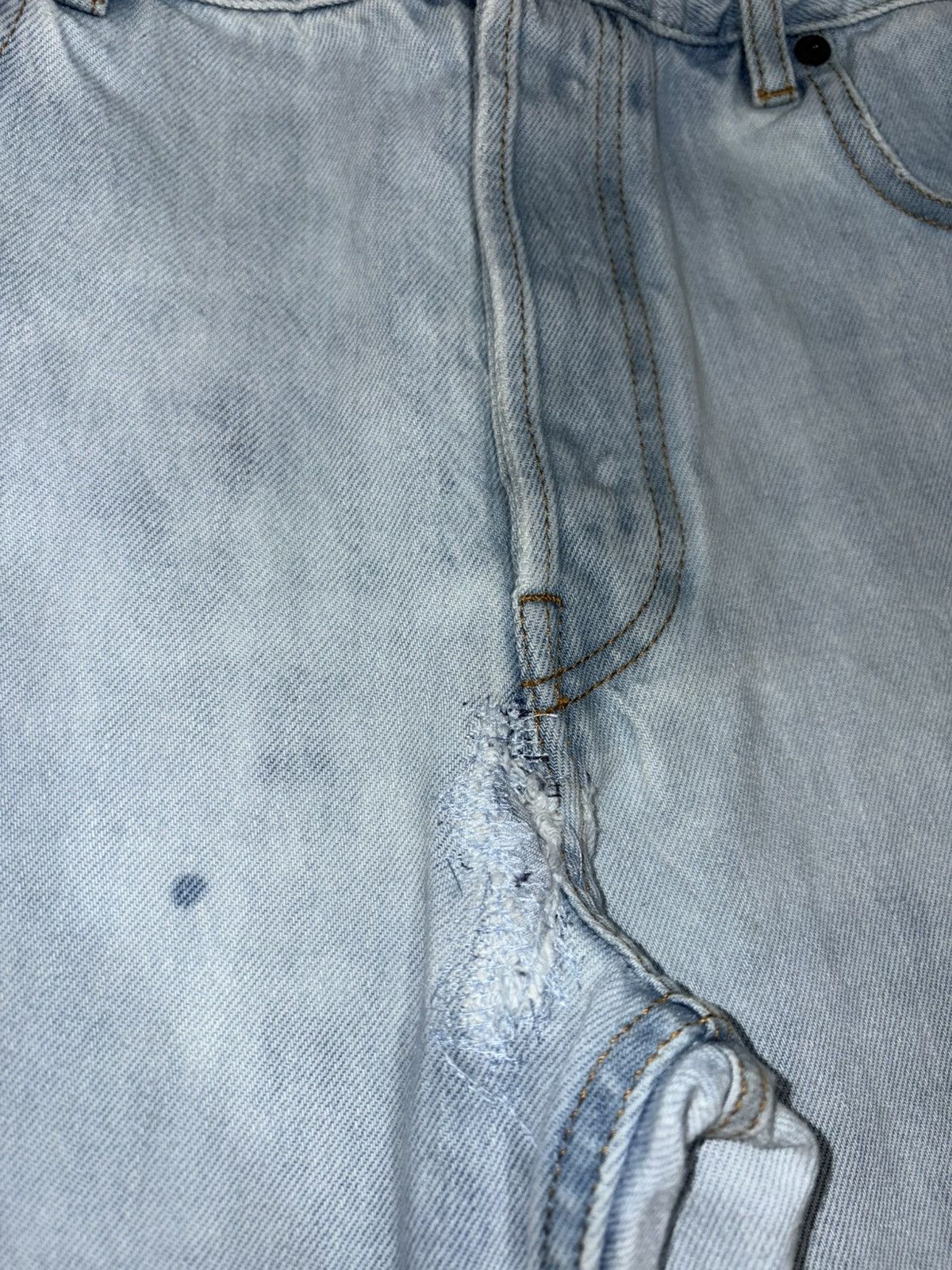 Balenciaga Balenciaga Demna Flare Bootcut Jeans Washed Denim distressed Size US 30 / EU 46 - 5 Thumbnail