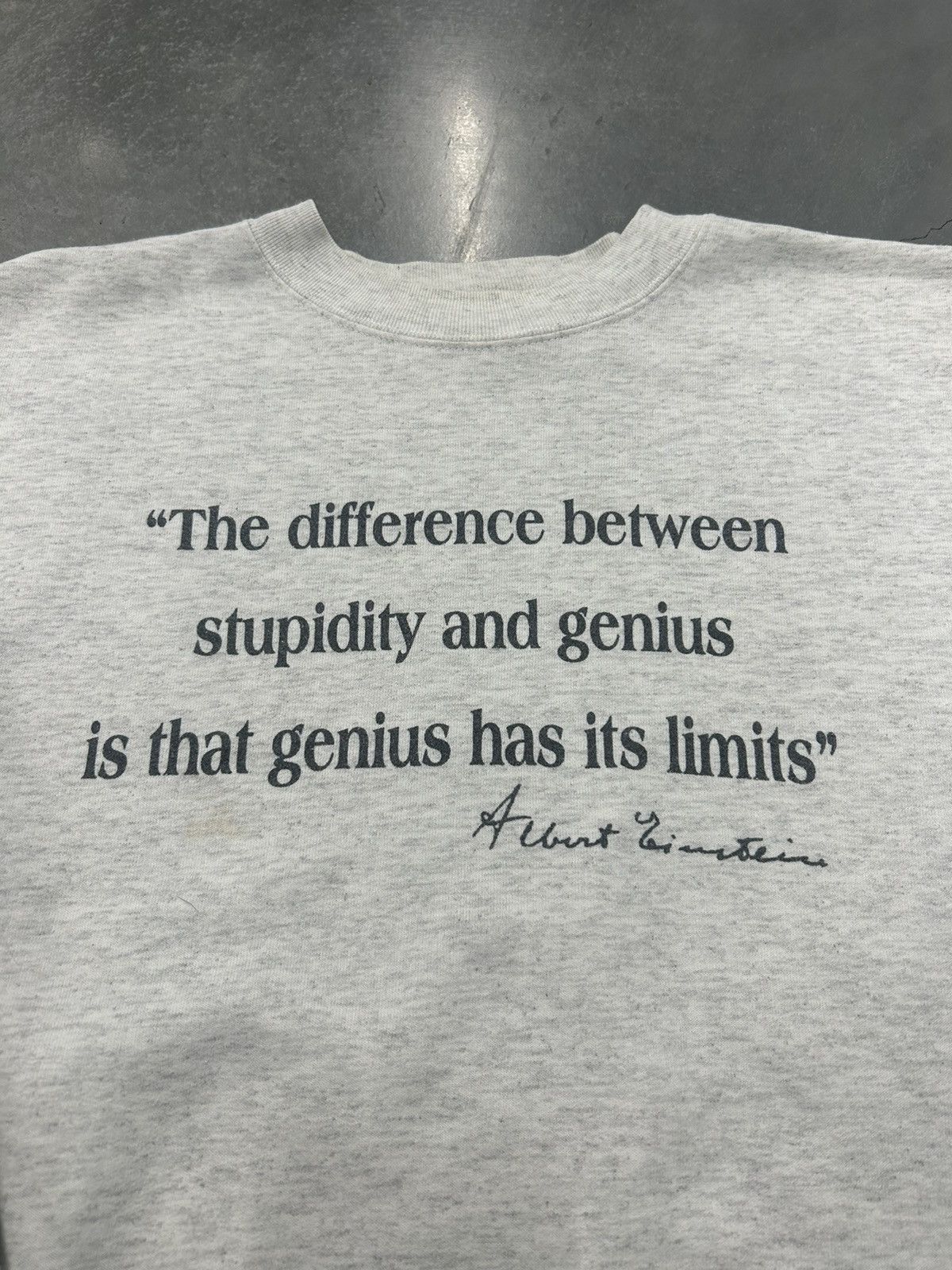 Other Early 2000s “Genius has it limits” crewneck Size US S / EU 44-46 / 1 - 2 Thumbnail