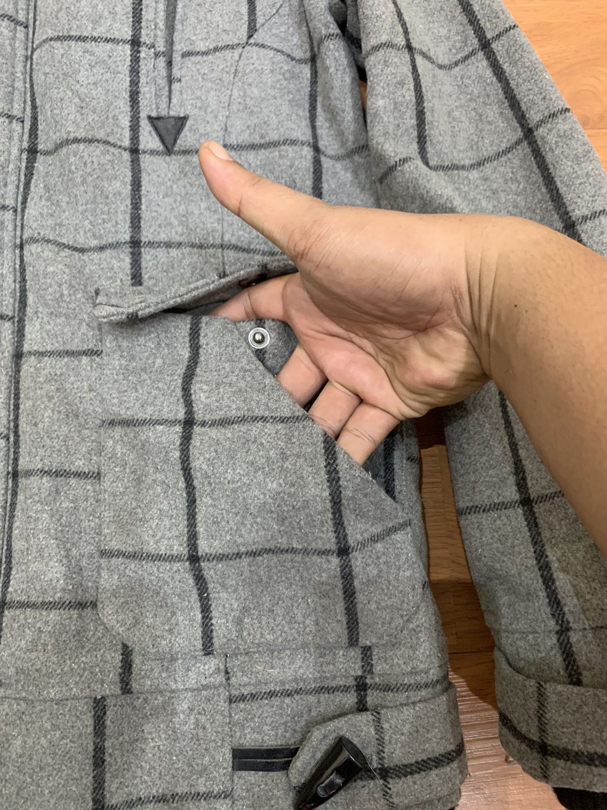 If Six Was Nine × Japanese Brand × Le Grande Bleu (L.G.B.) Semantic design Fur hoodie bondage multipocket LGB style Size US L / EU 52-54 / 3 - 9 Thumbnail