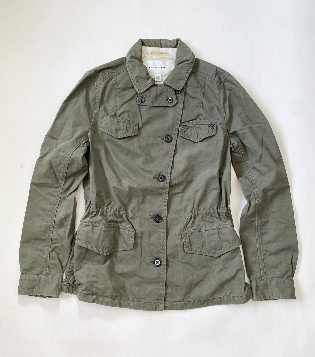 Banana Republic Banana Republic Cotton Field Jacket Womens Size S / US 4 / IT 40 - 1 Thumbnail