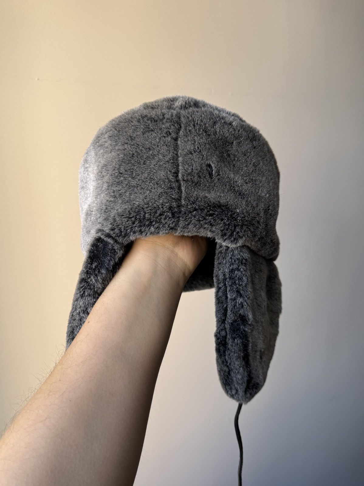 Japanese Brand × Vintage Y2K Vintage Fuzzy Faux Fur Ushanka Hat Avantgarde Size ONE SIZE - 4 Thumbnail