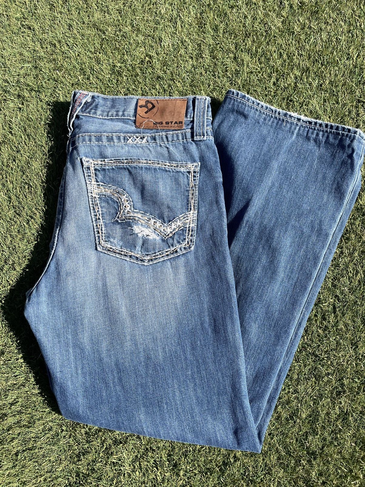 Other Big Star Voyager Straight Leg jeans light wash size 34 x 39 Size US 34 / EU 50 - 9 Thumbnail