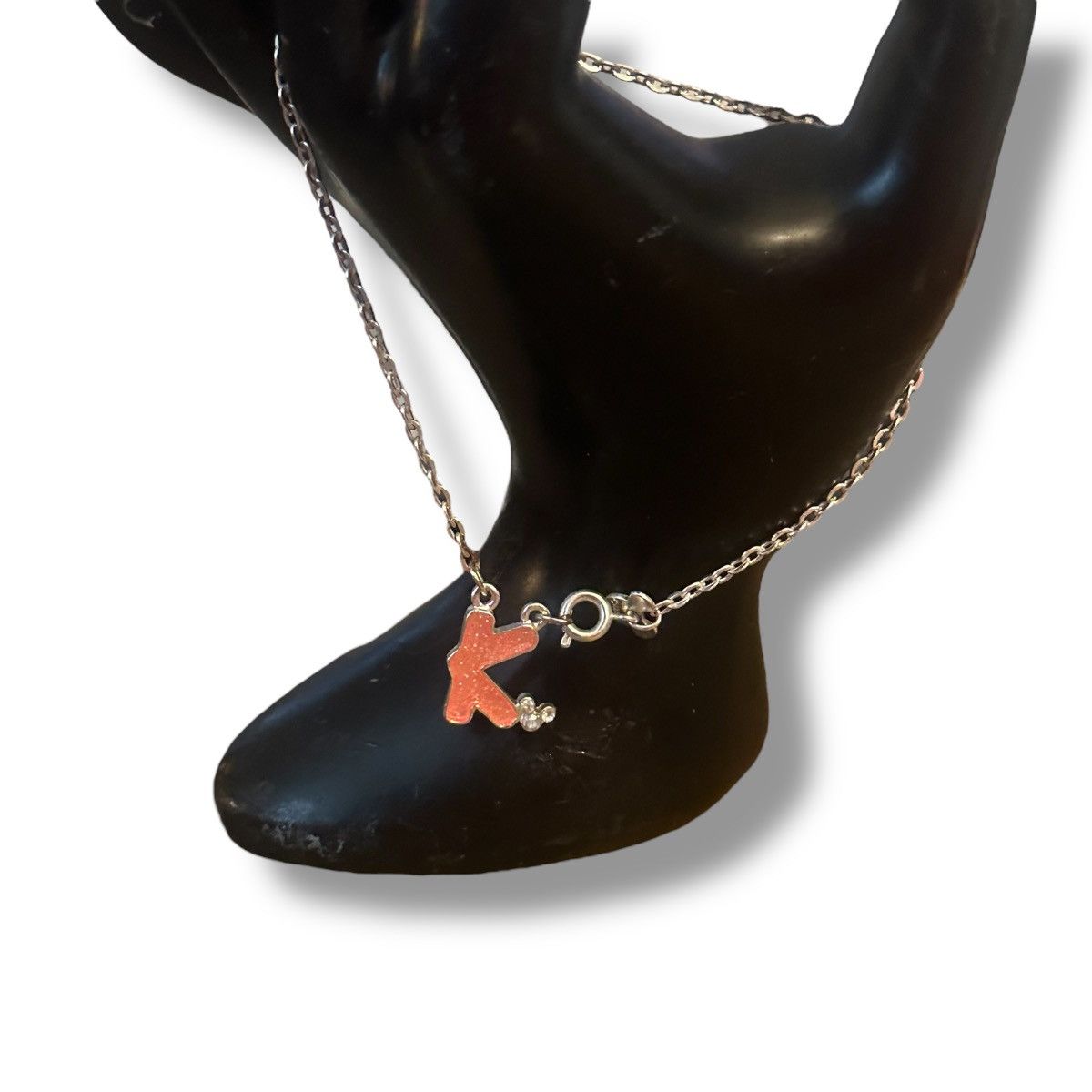 Disney Vintage Disney silver tone letter K anklet Size ONE SIZE - 2 Thumbnail