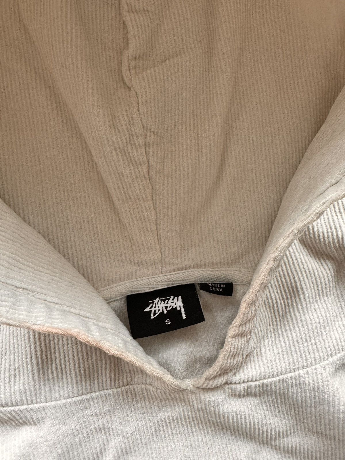 Stussy × Vintage STUSSY VELVET BASIC LOGO VINTAGE OVERSIZE HOODIE Size US S / EU 44-46 / 1 - 5 Thumbnail