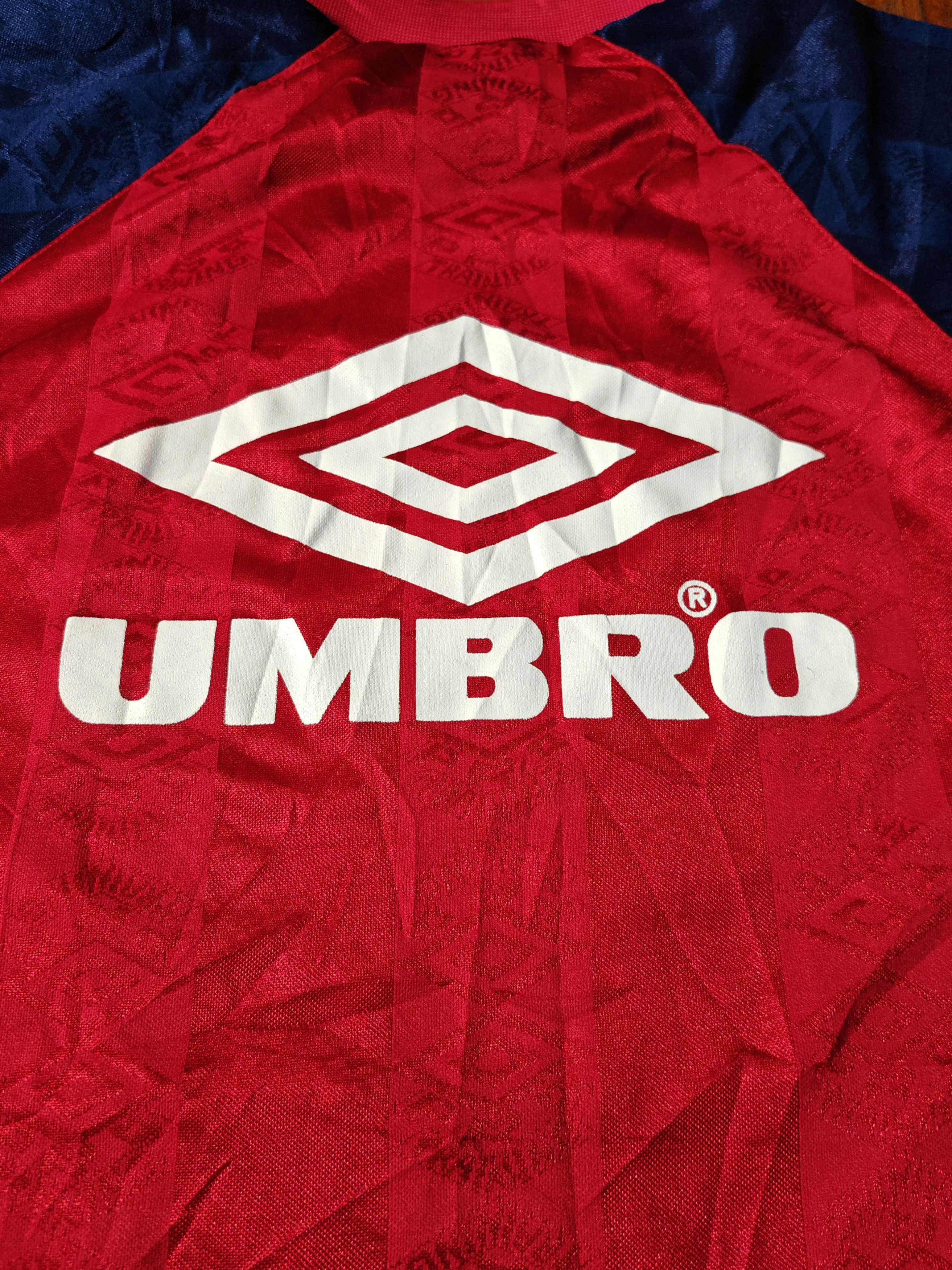 Umbro Vintage 90s Umbro Pro Training Man Utd size Large Size US L / EU 52-54 / 3 - 4 Thumbnail