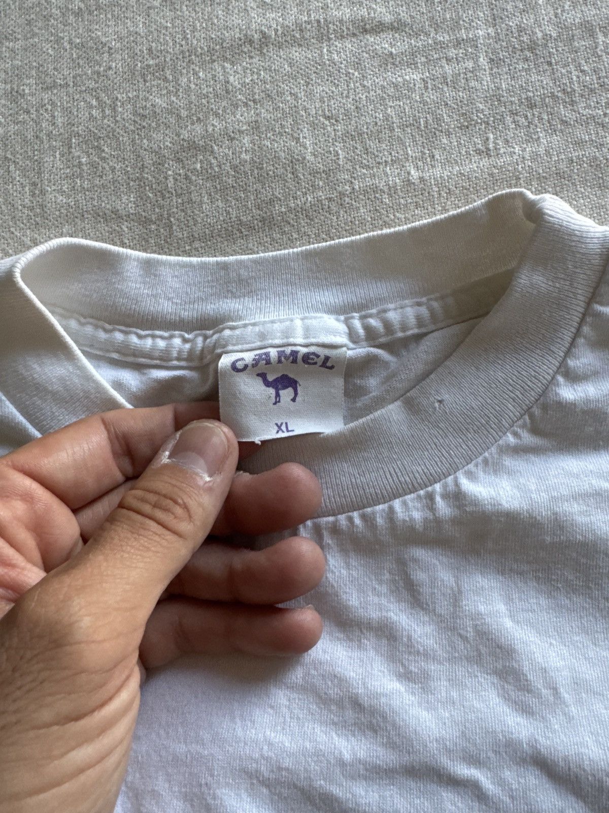 Vintage 90s Camel light t shirt Size US XL / EU 56 / 4 - 3 Thumbnail